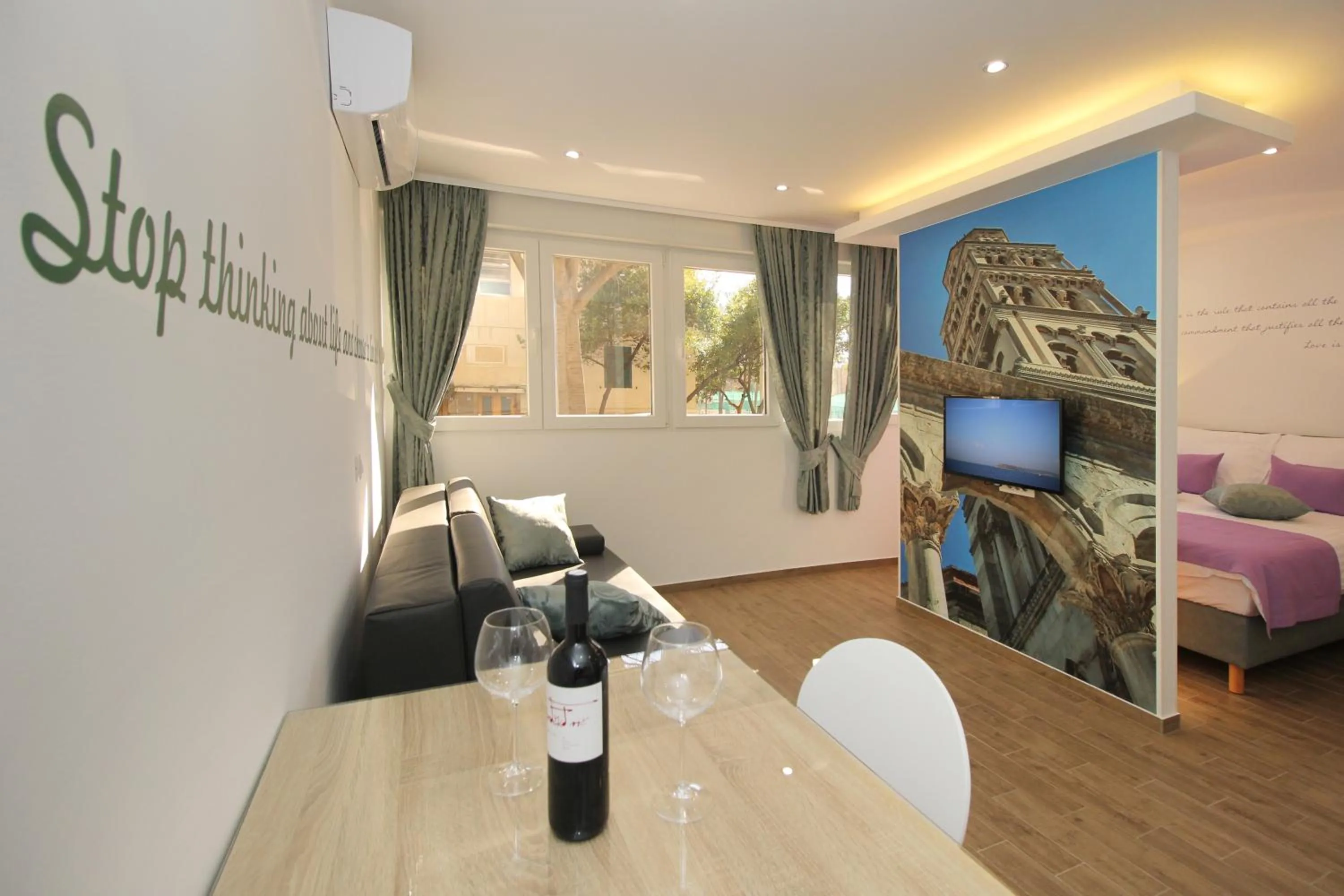 Living room, Bed in Studio Apartments 4 You in Split