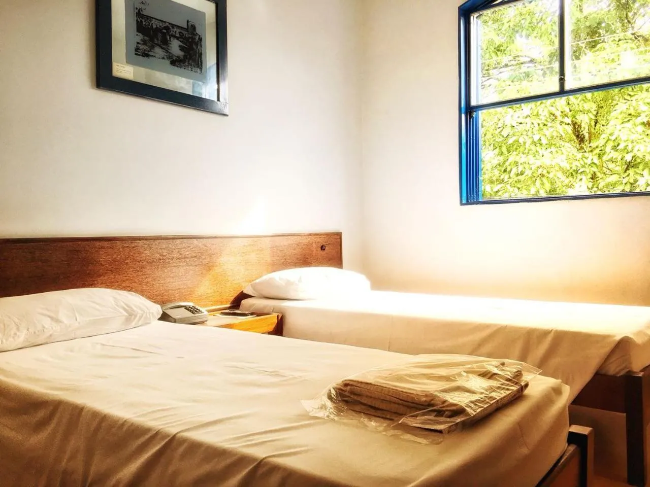 Bed in Hotel Vila Mineira