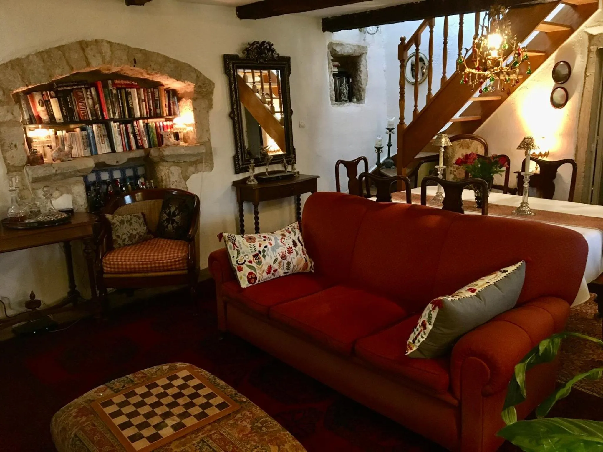 Seating area in Pérard Chambres D’Hotes