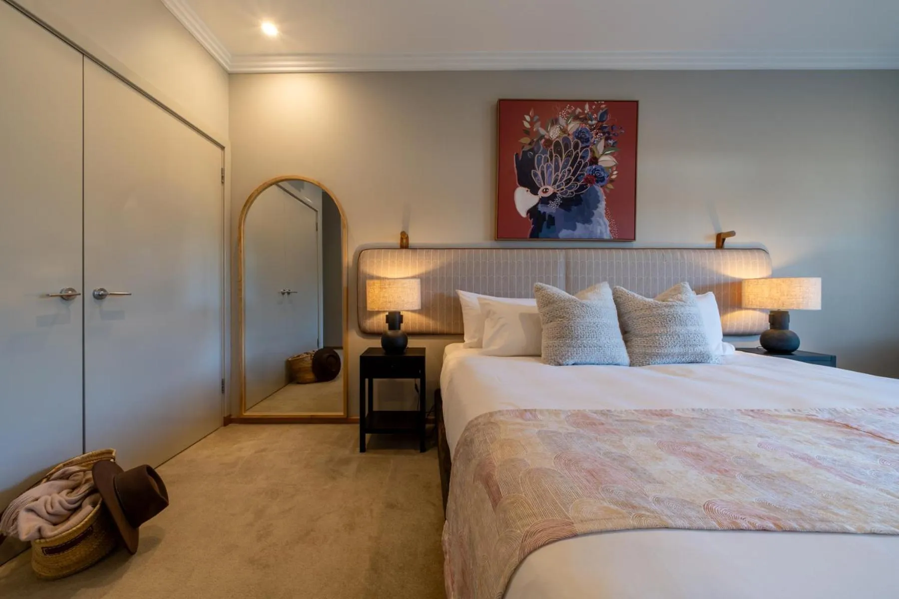 Bed in Hermitage Lodge