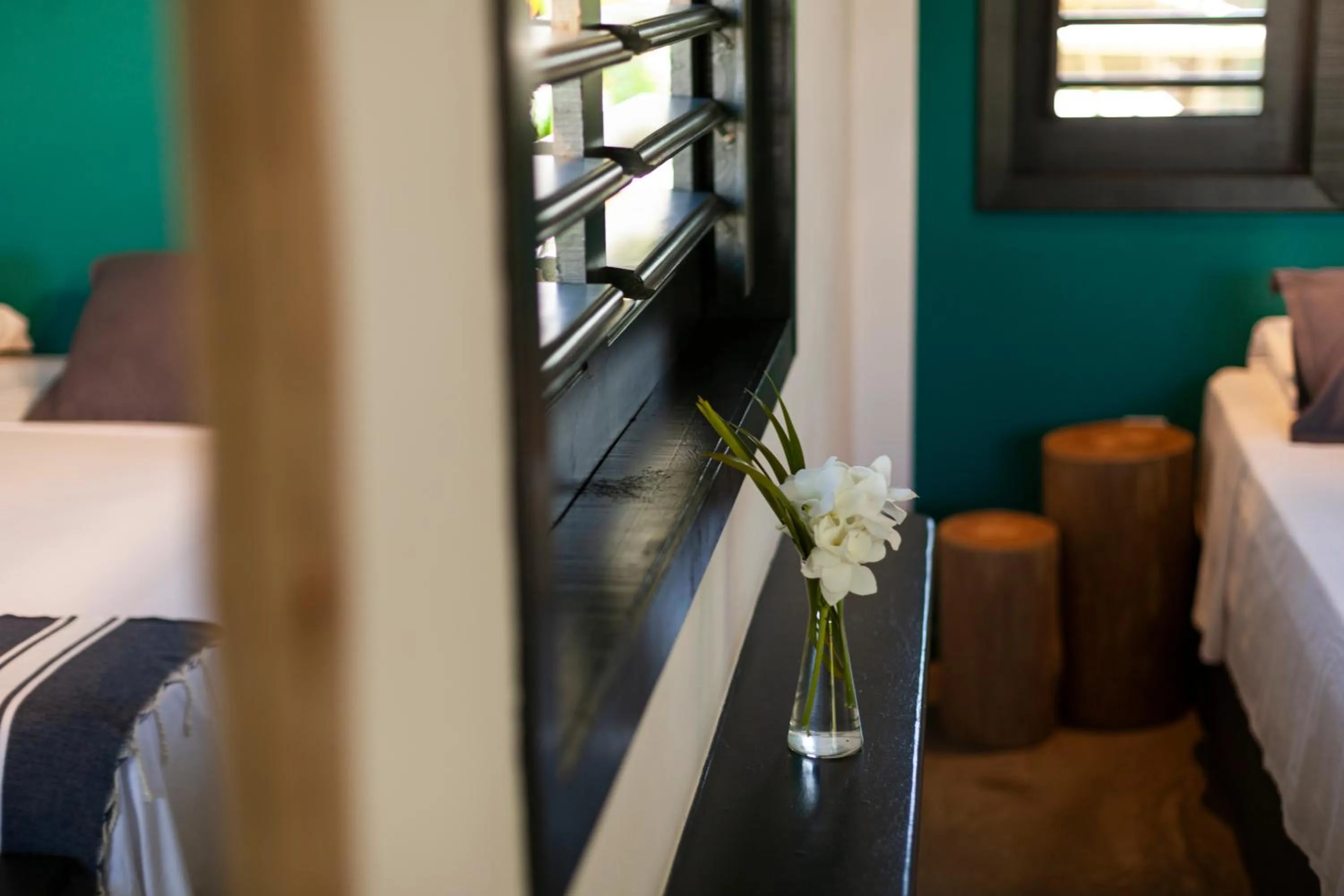 Decorative detail, Bed in Hotel VilaVeraTheresa