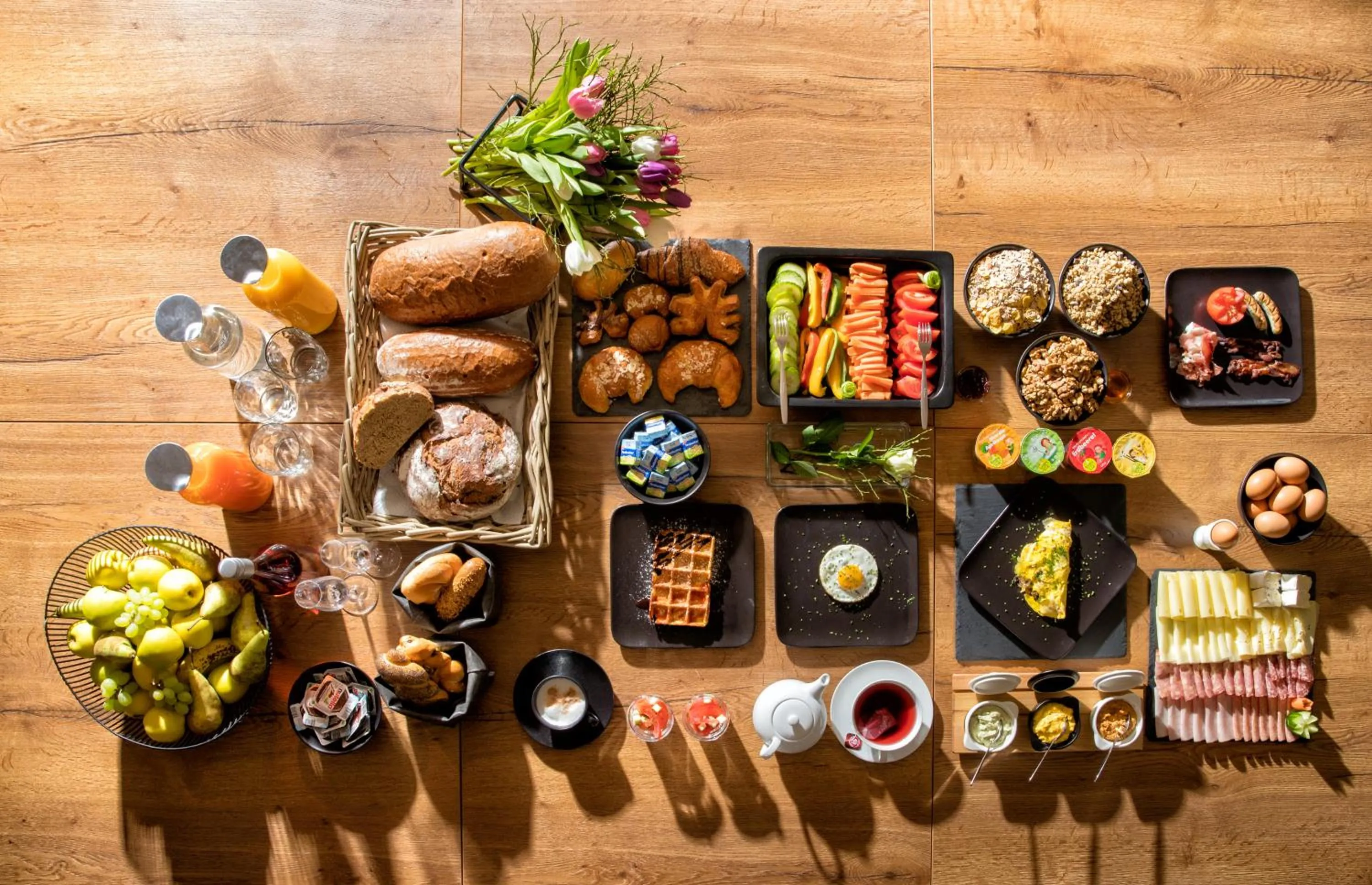 Continental breakfast in Hotel der Freiraum