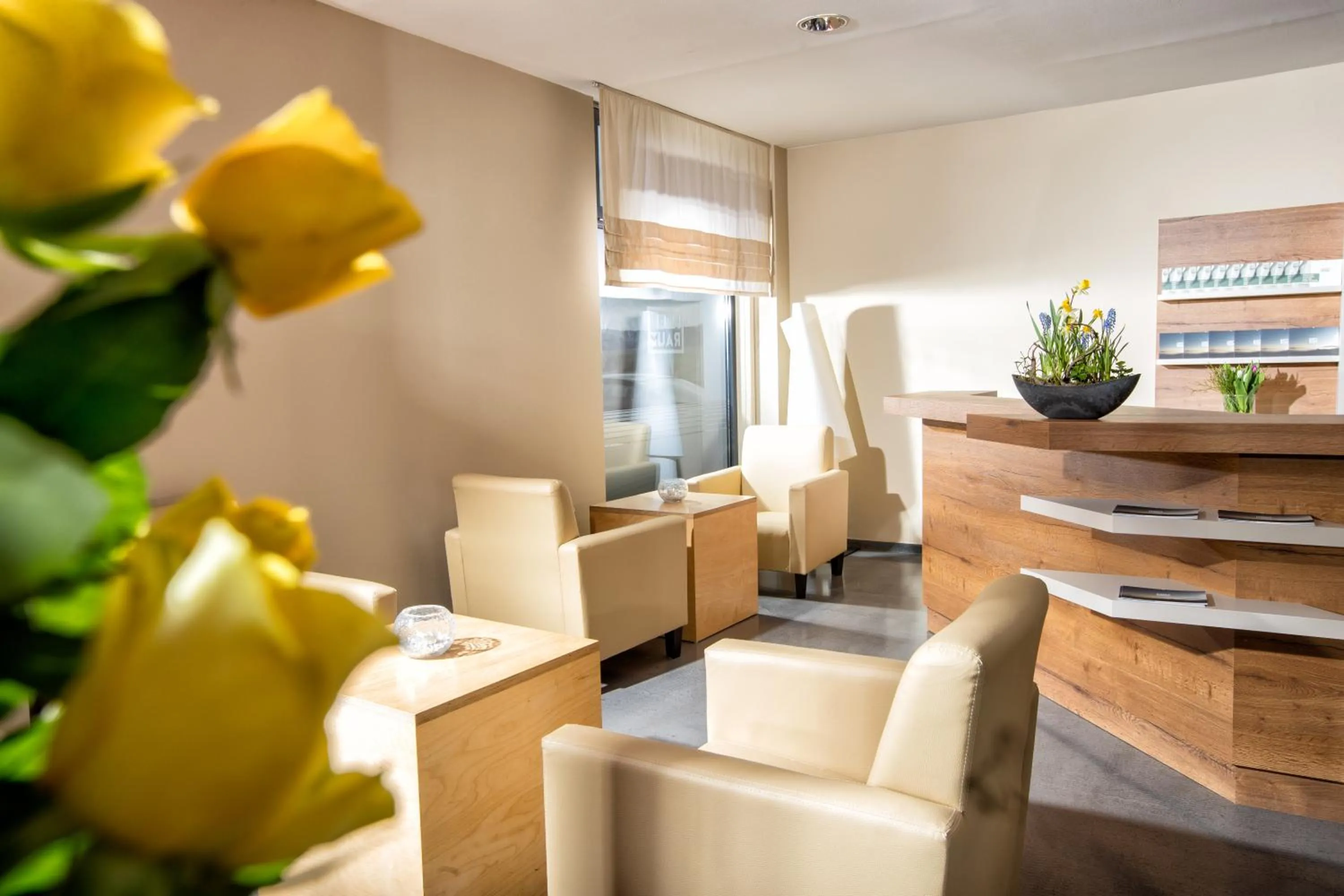 Lobby or reception in Hotel der Freiraum