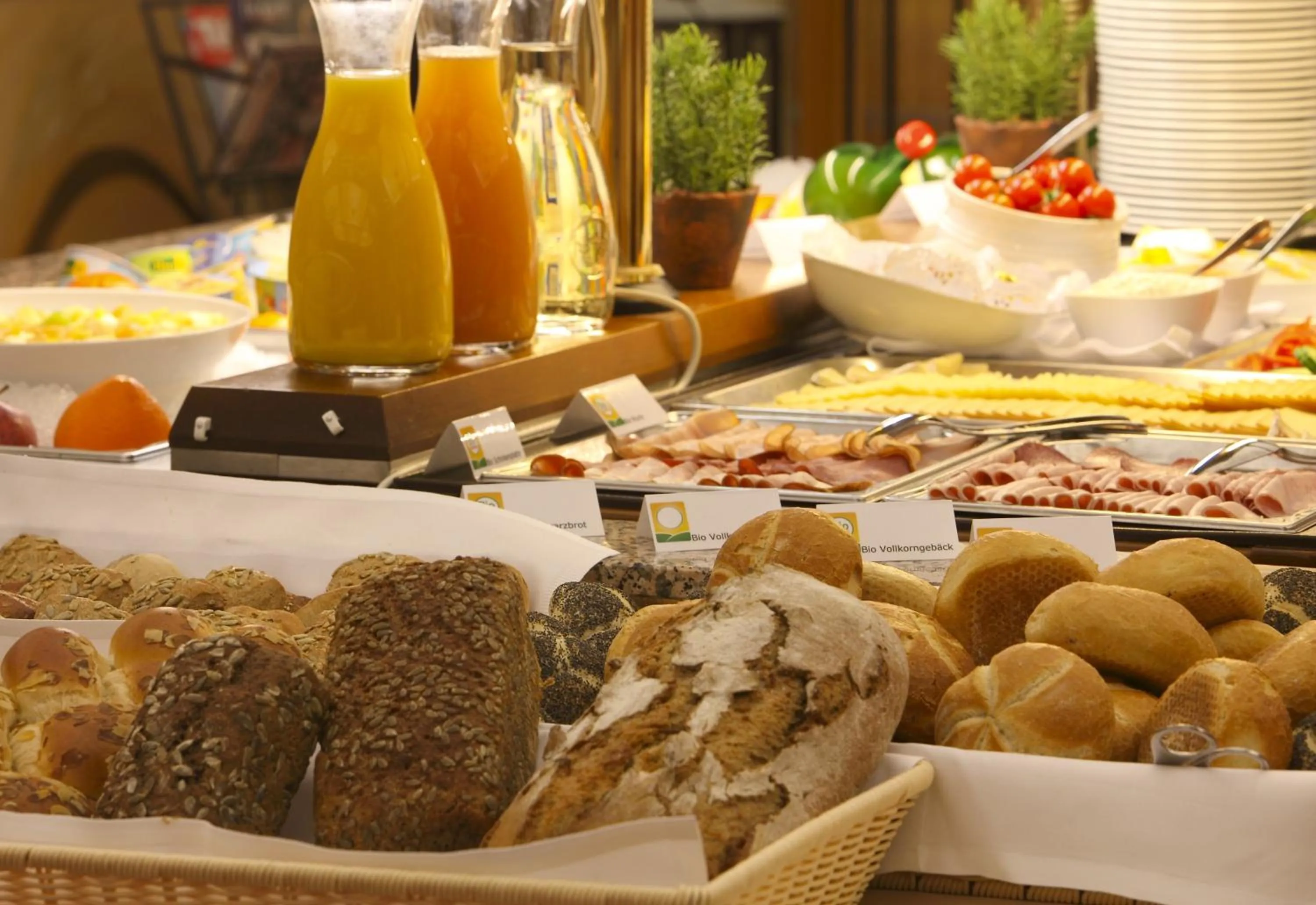 Continental breakfast in Hotel der Freiraum
