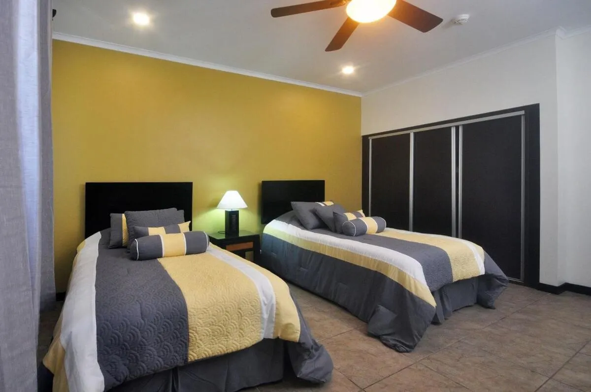 Floor plan, Bed in The Palms Jaco 1001 penthouse on the beach