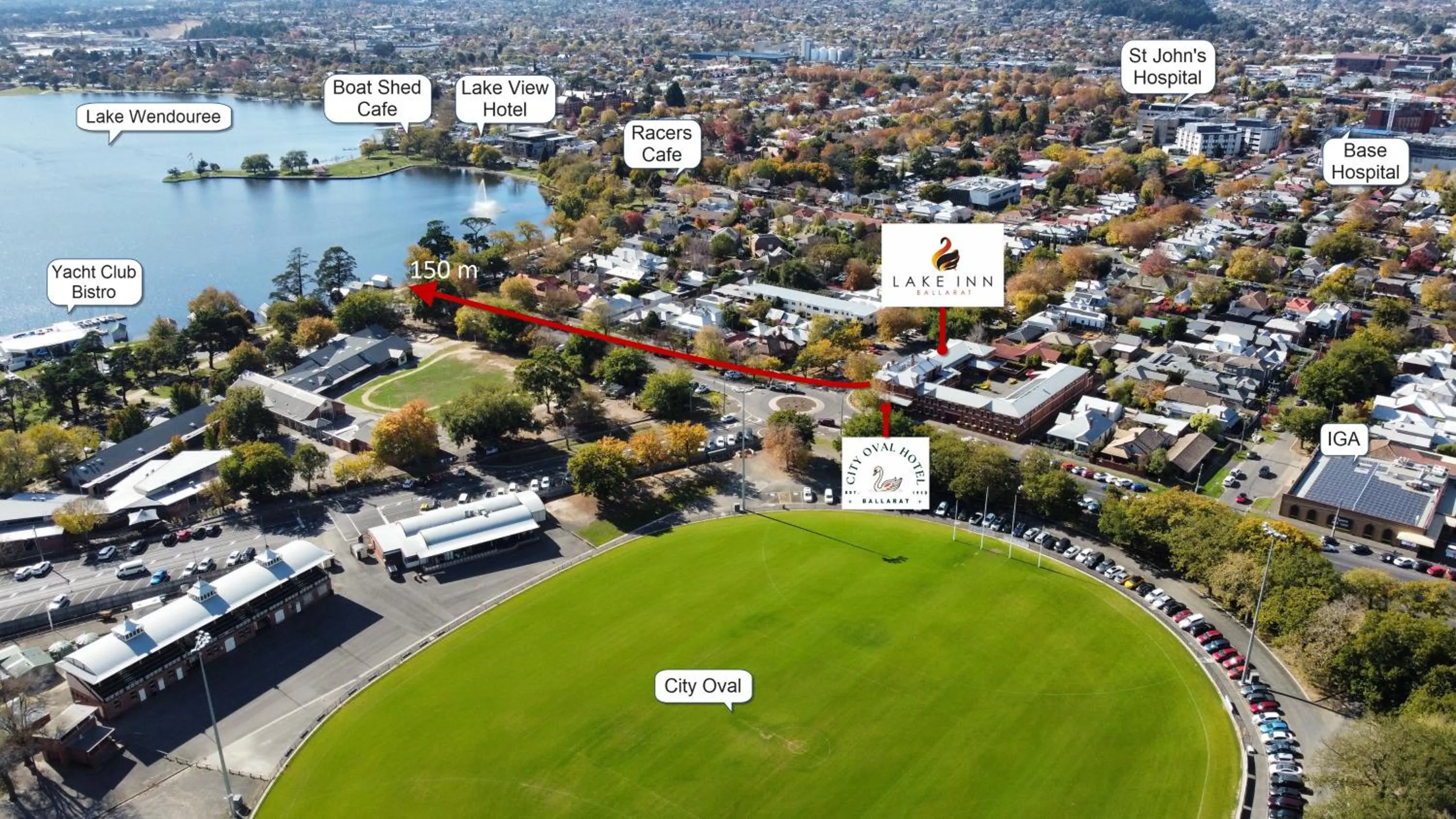 Nearby landmark in Lake Inn - Ballarat