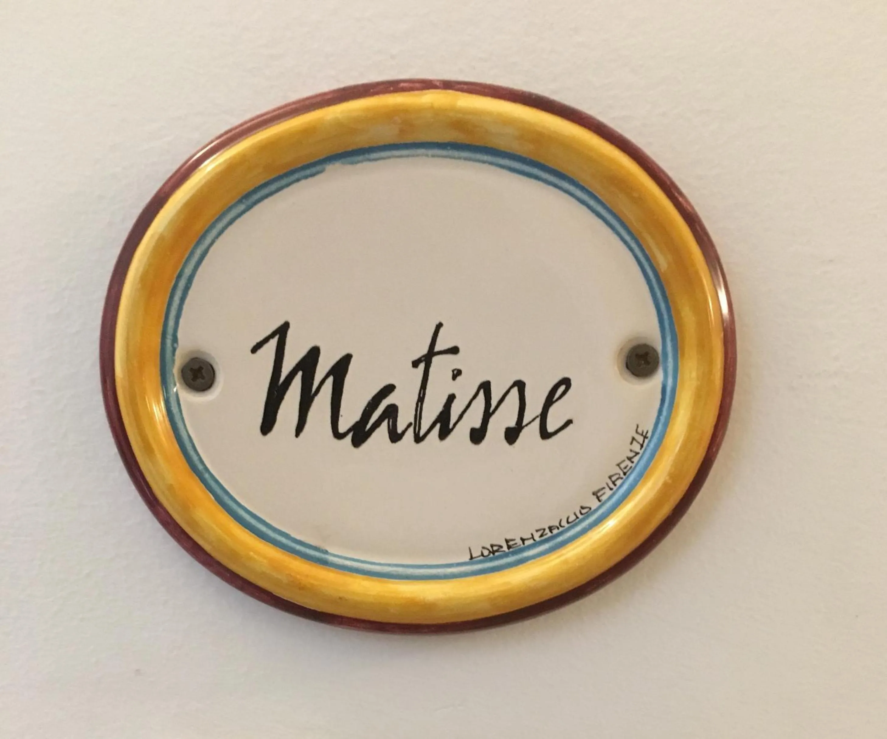 Decorative detail in La casa nel sole - Boutique B&B