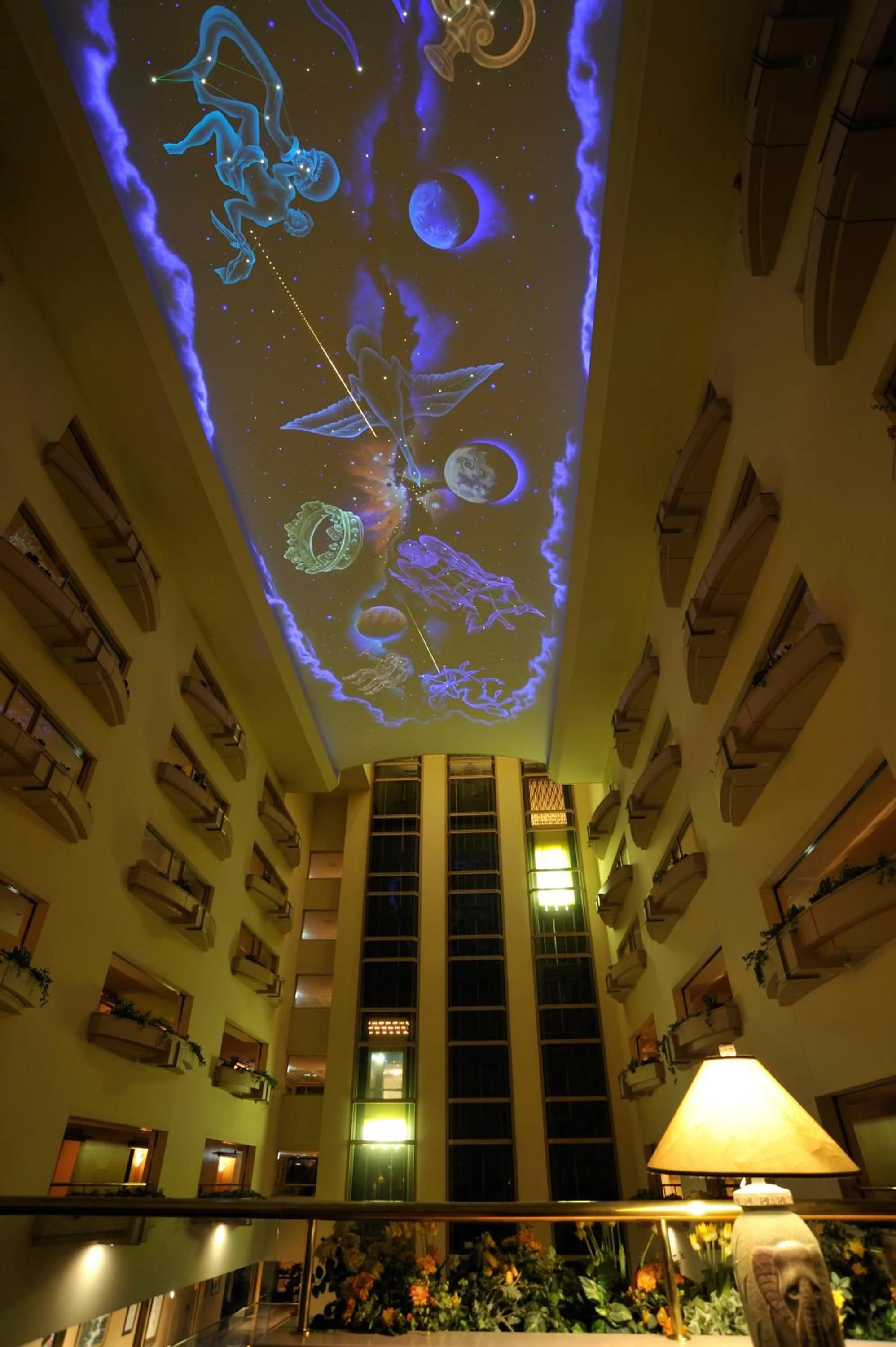 Decorative detail in New Akan Hotel