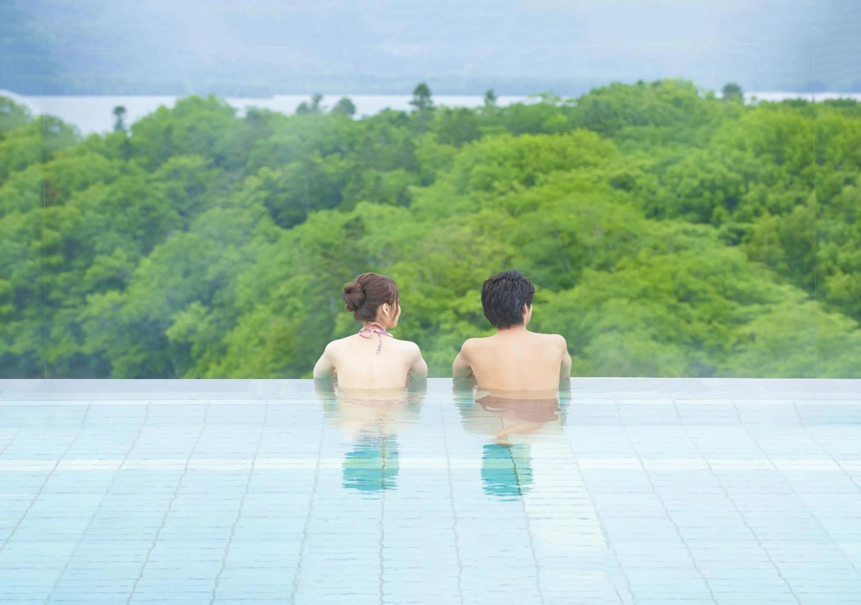 Pool view in New Akan Hotel