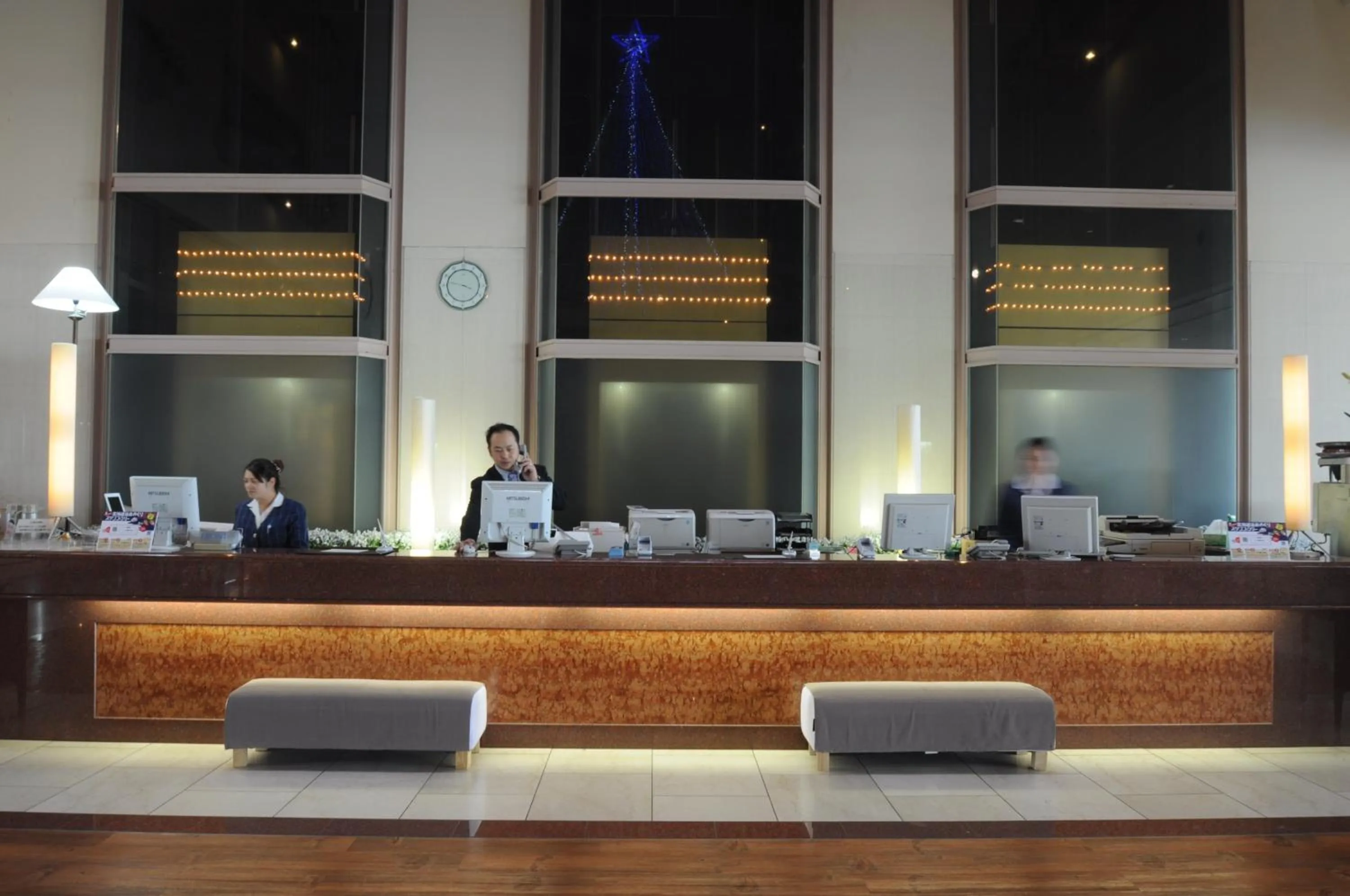 Lobby or reception in New Akan Hotel