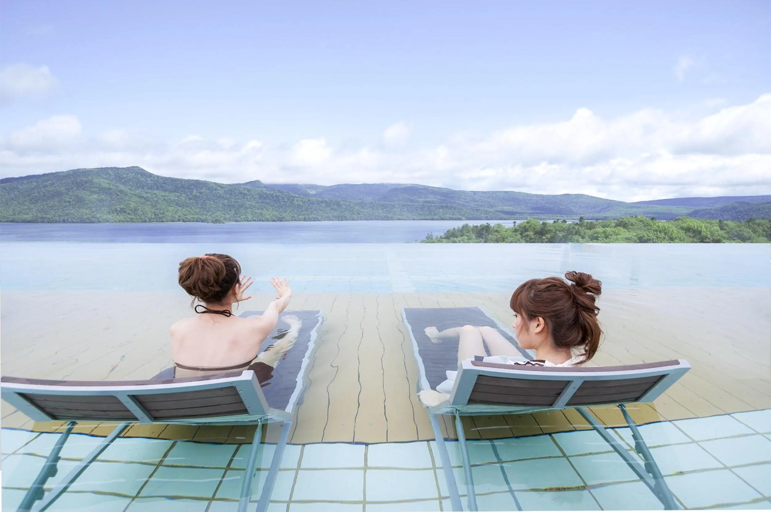 Lake view in New Akan Hotel