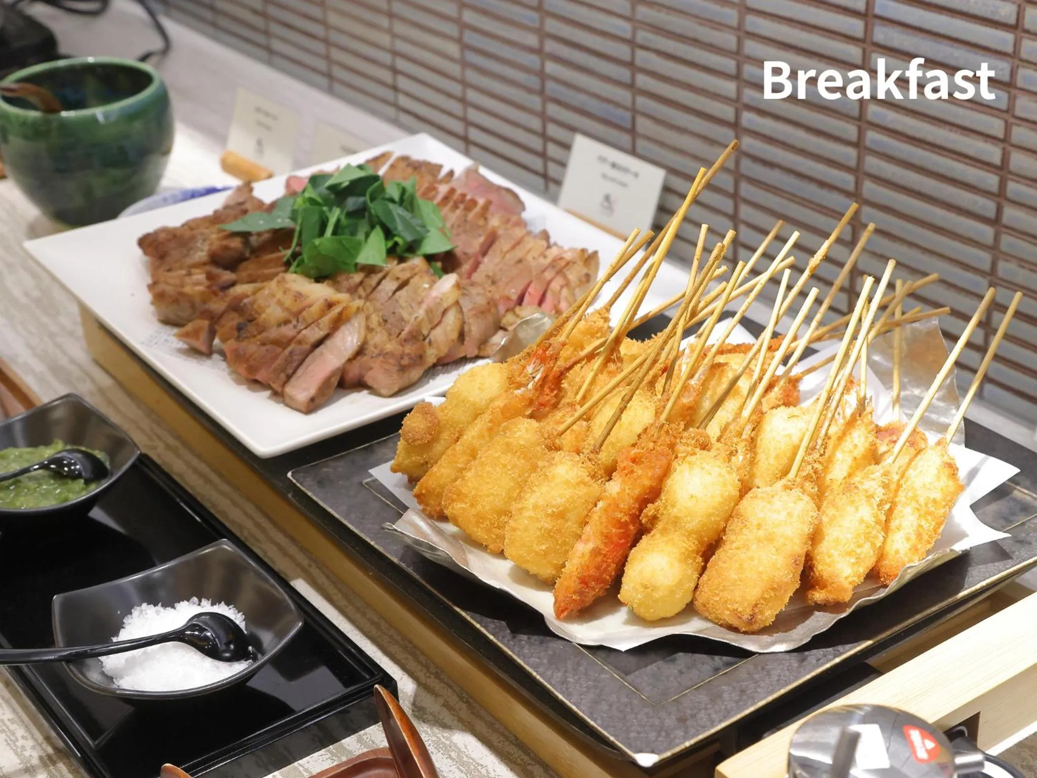 Restaurant/places to eat in Hotel Binario Umeda