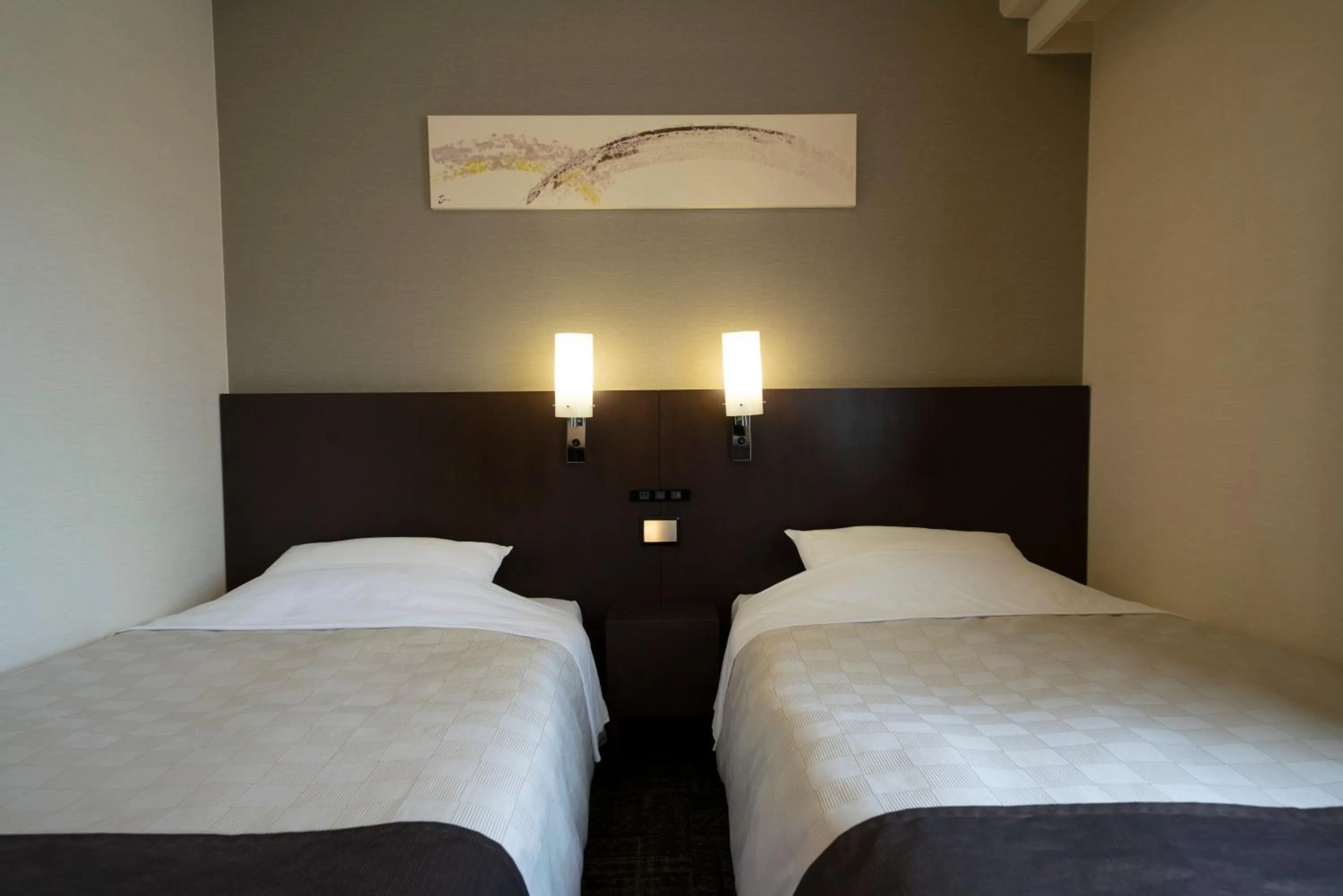 Bed in Hotel Binario Umeda