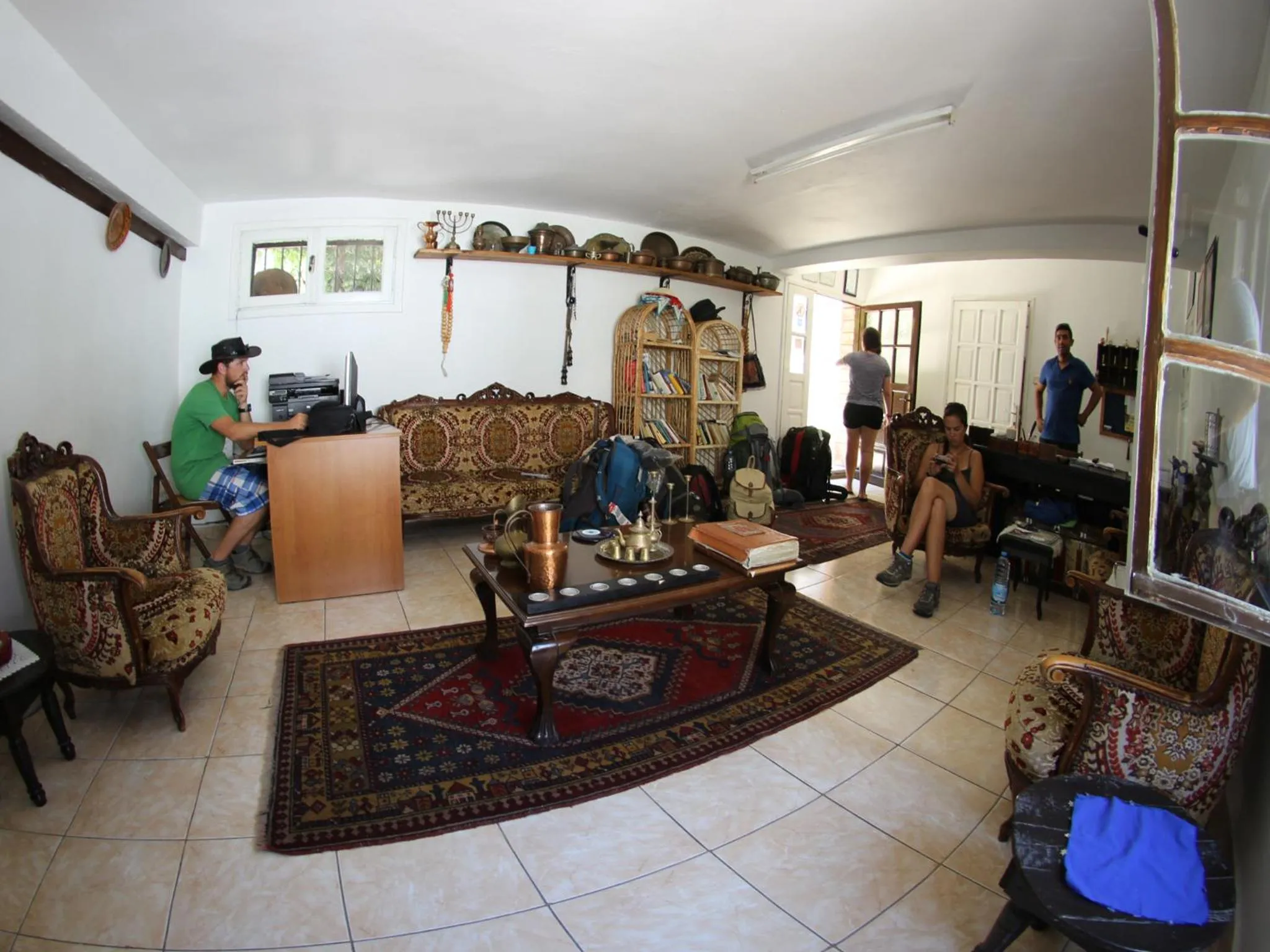 Living room in Tuncay Pension