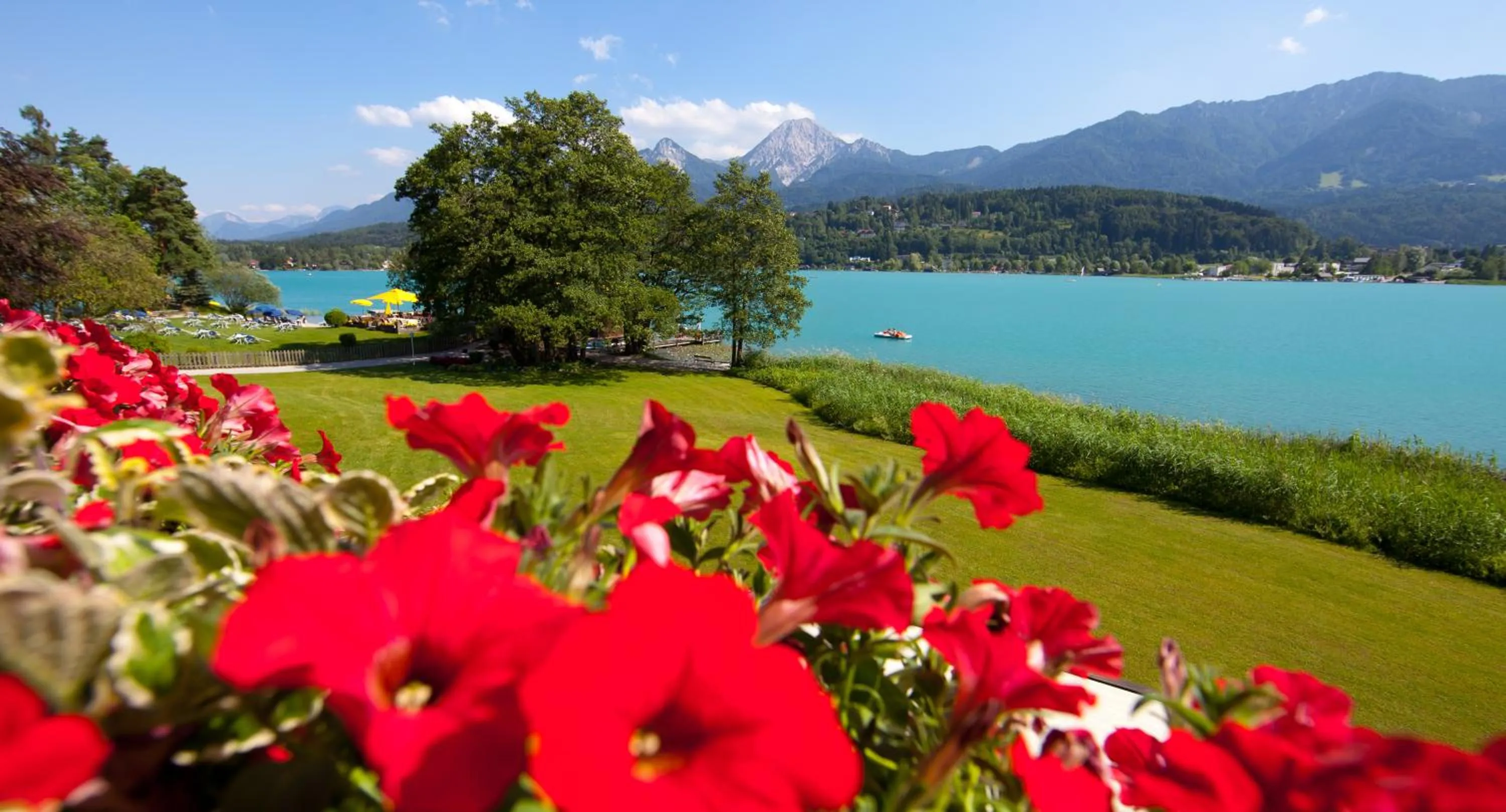 Garden in Inselhotel Faakersee