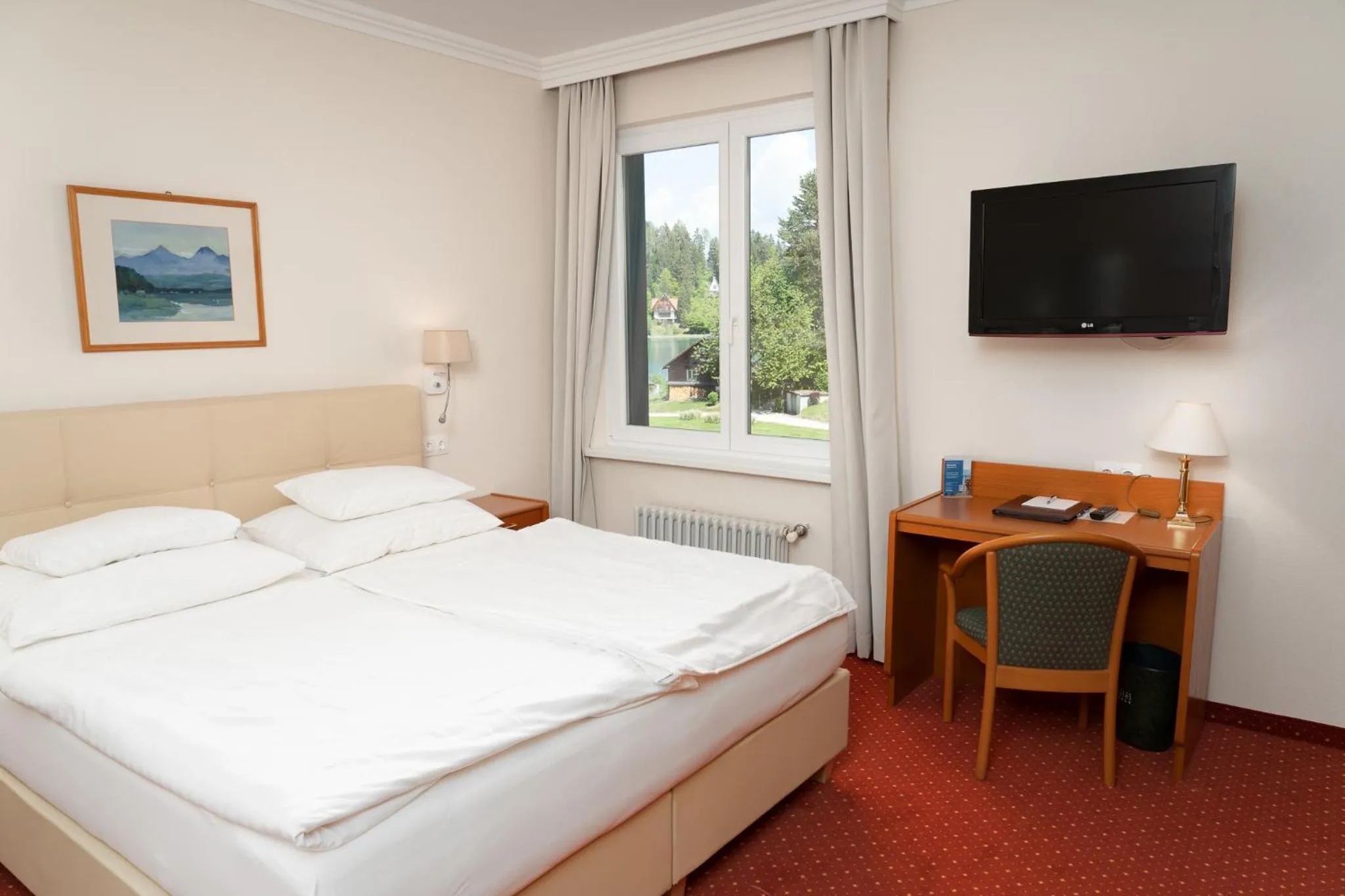 Bed in Inselhotel Faakersee