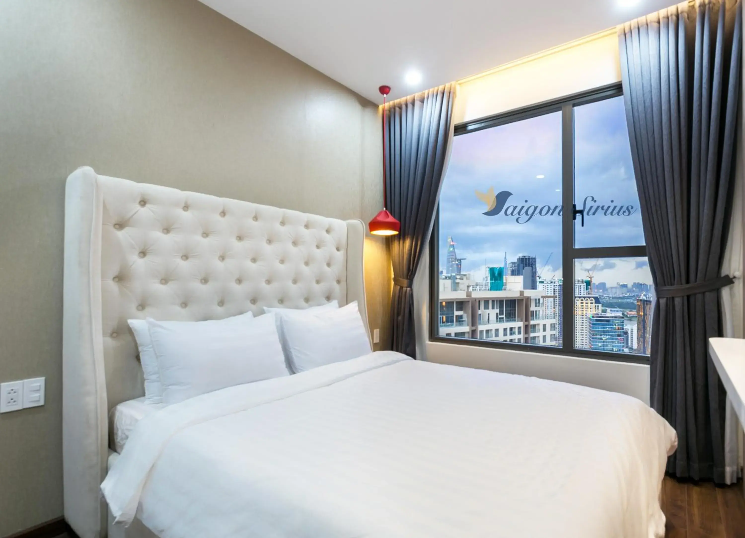 Two-Bedroom Apartment with Balcony and River View in Saigon Sirius Two-Bedroom Apartment with Balcony and River View in Saigon Sirius