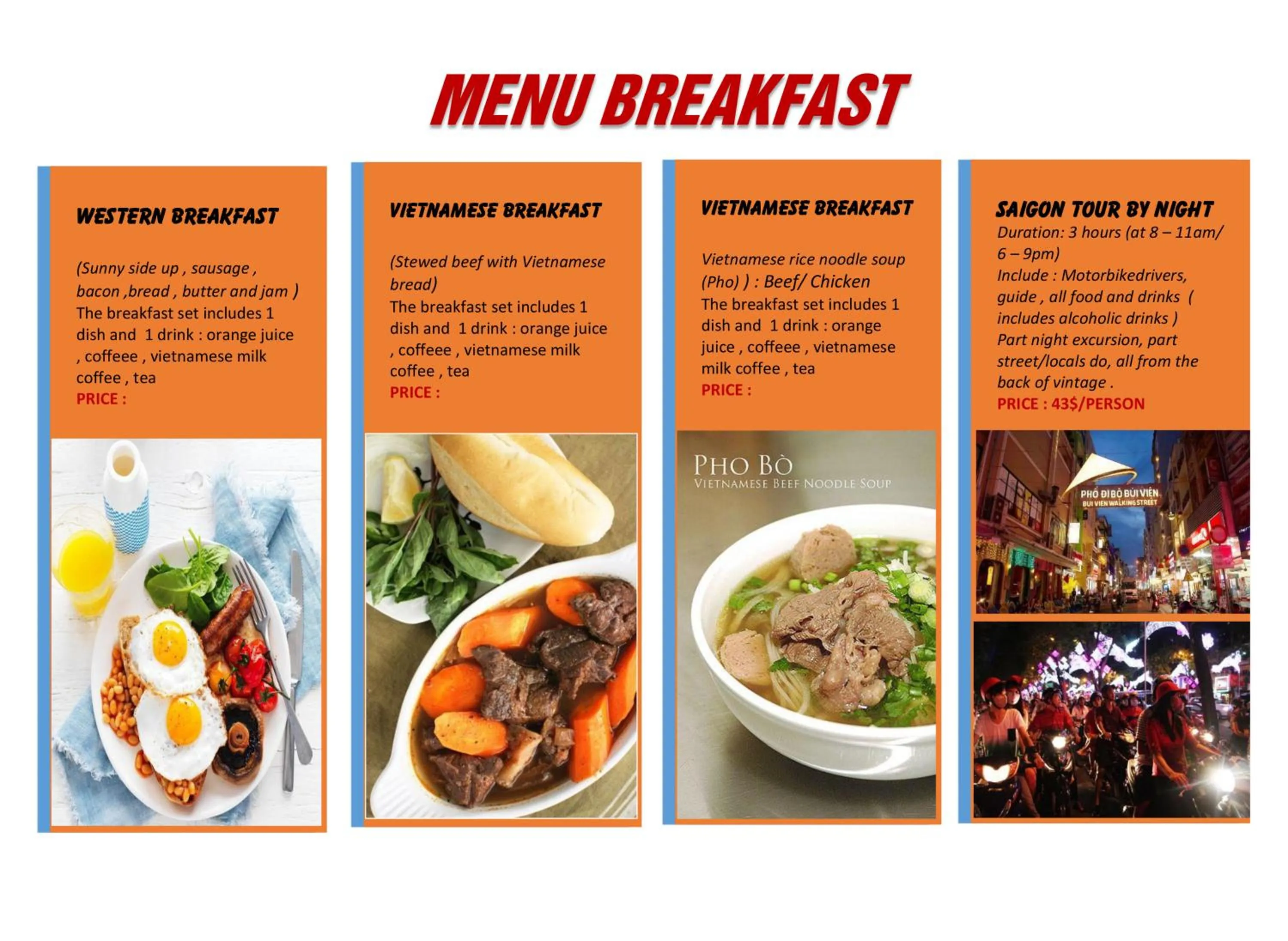 Breakfast in Saigon Sirius