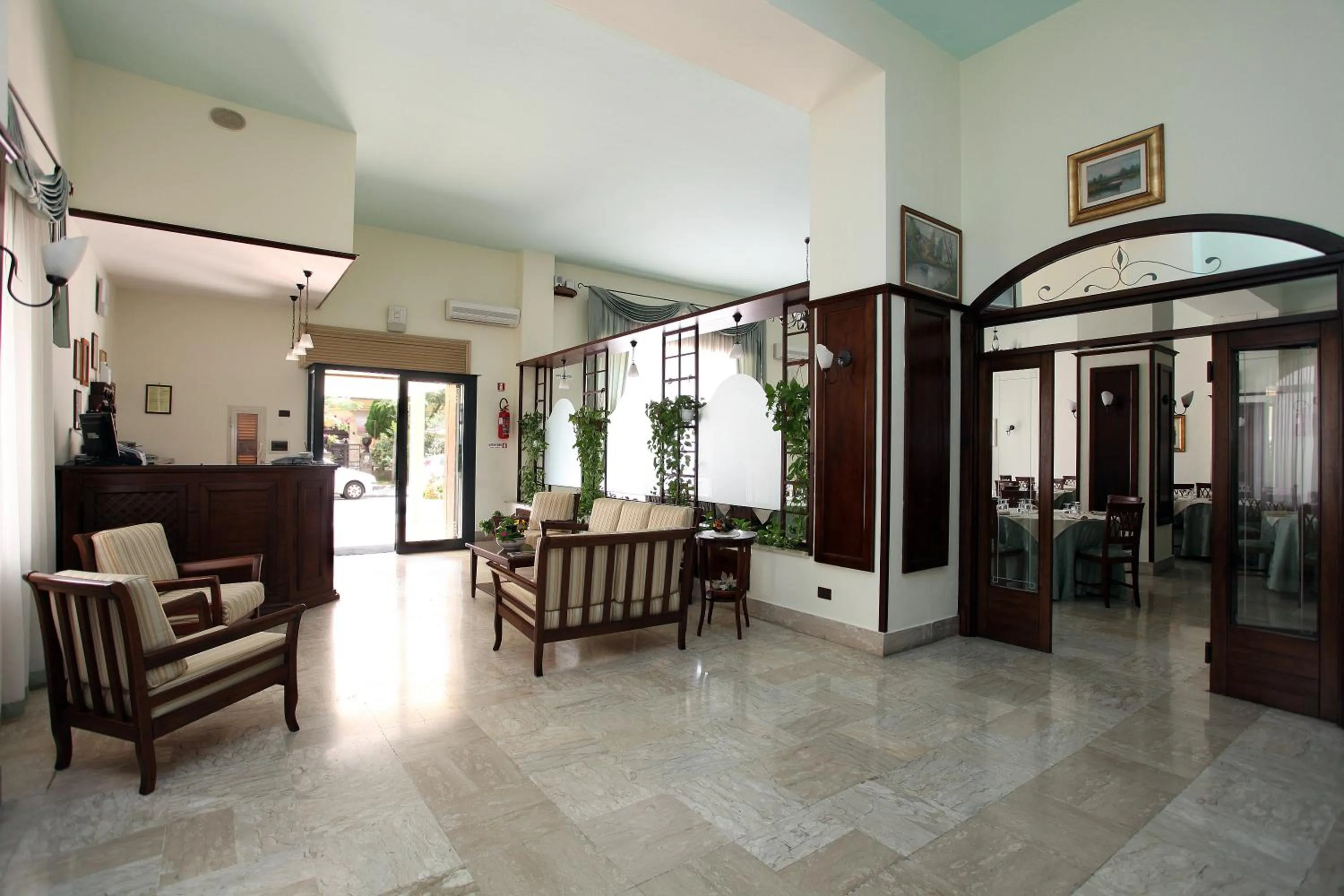 Lobby or reception in Hotel Calabria