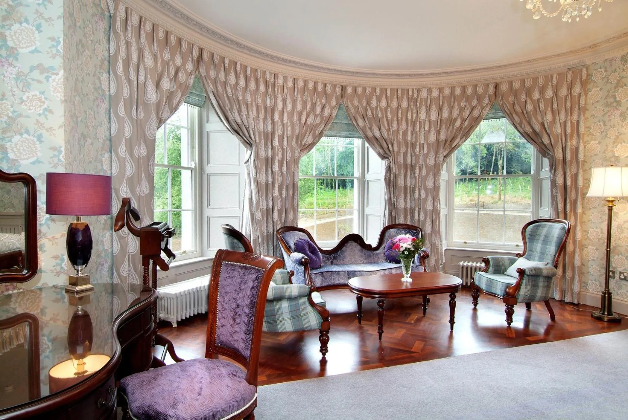 Seating area in Rockhill House