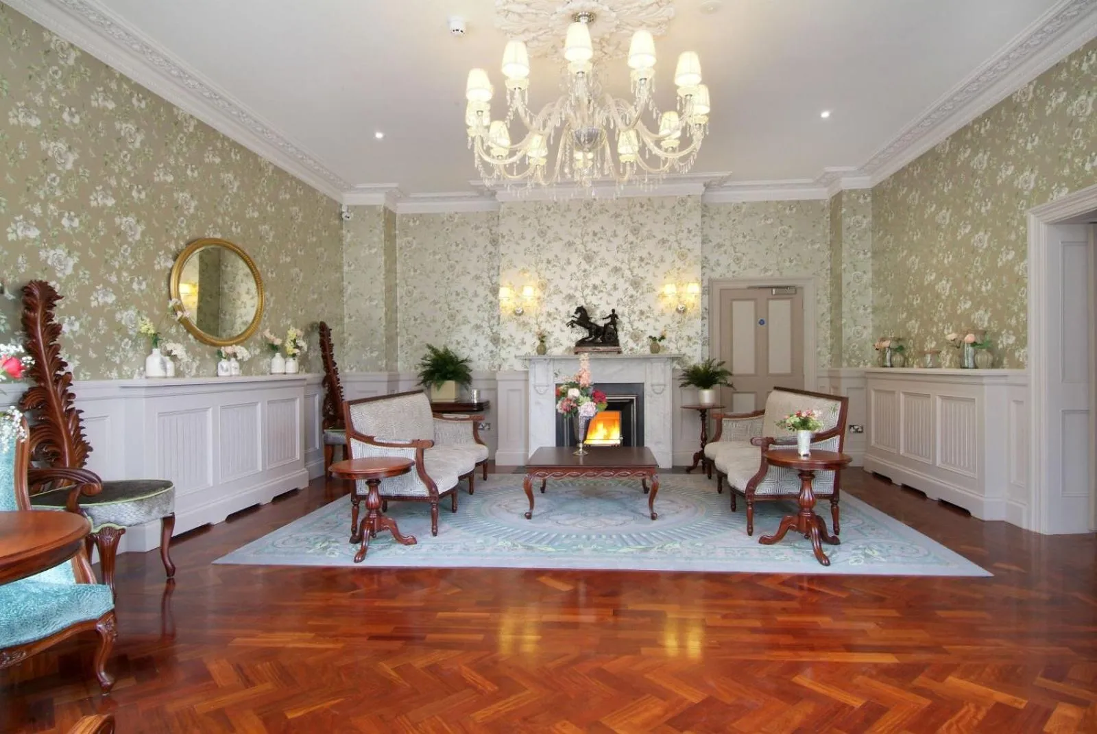 Communal lounge/ TV room in Rockhill House