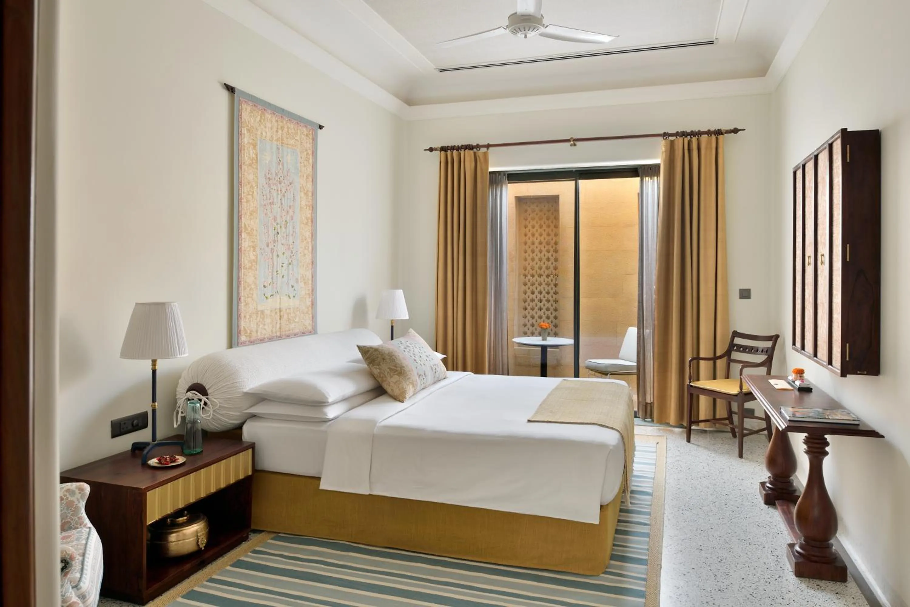 Bed in Suryagarh Jaisalmer