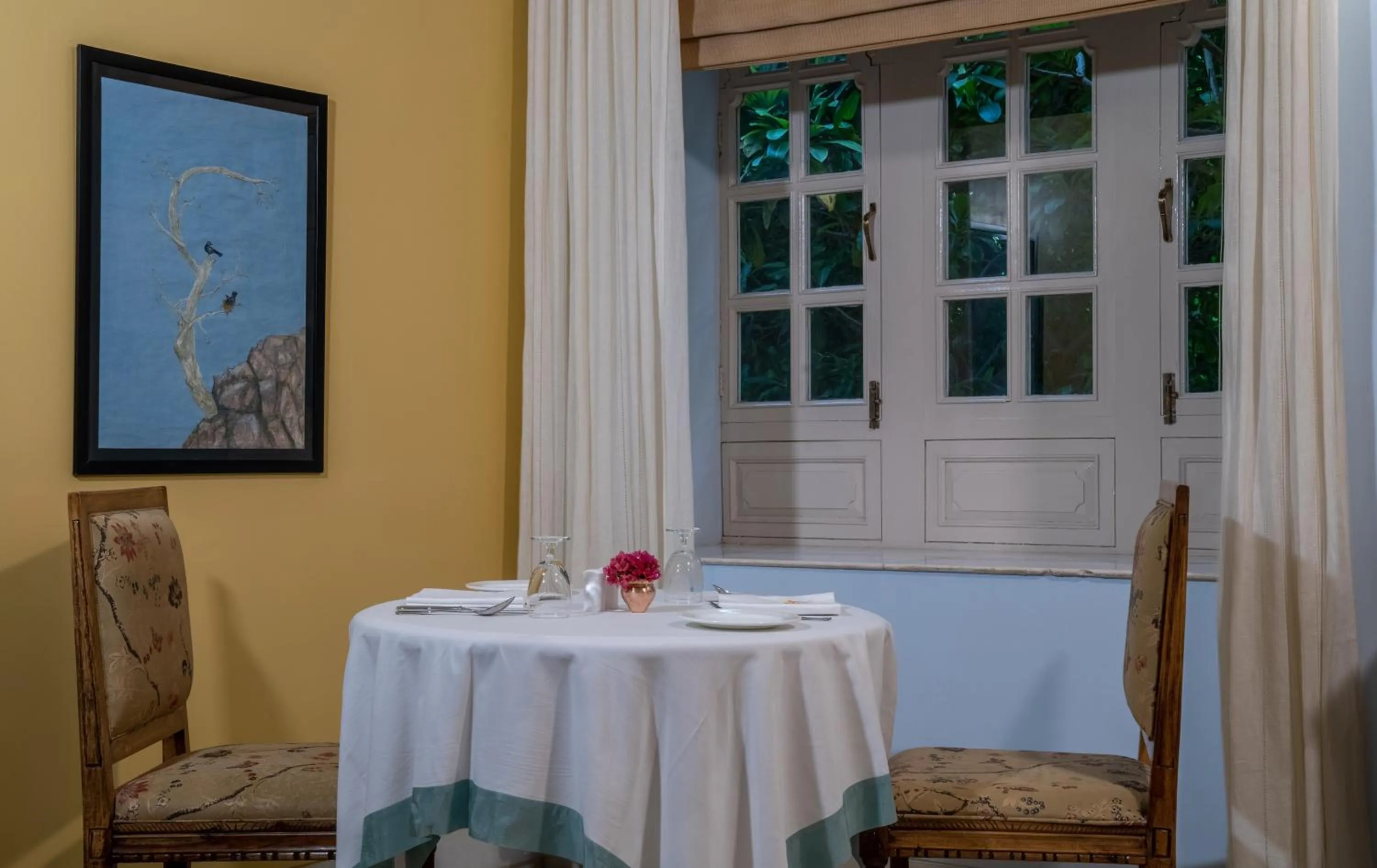 Dining area in Suryagarh Jaisalmer