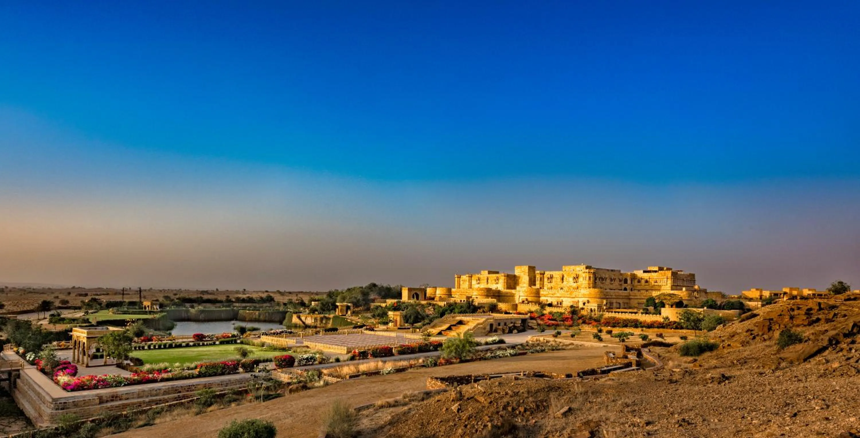 Bird's eye view in Suryagarh Jaisalmer