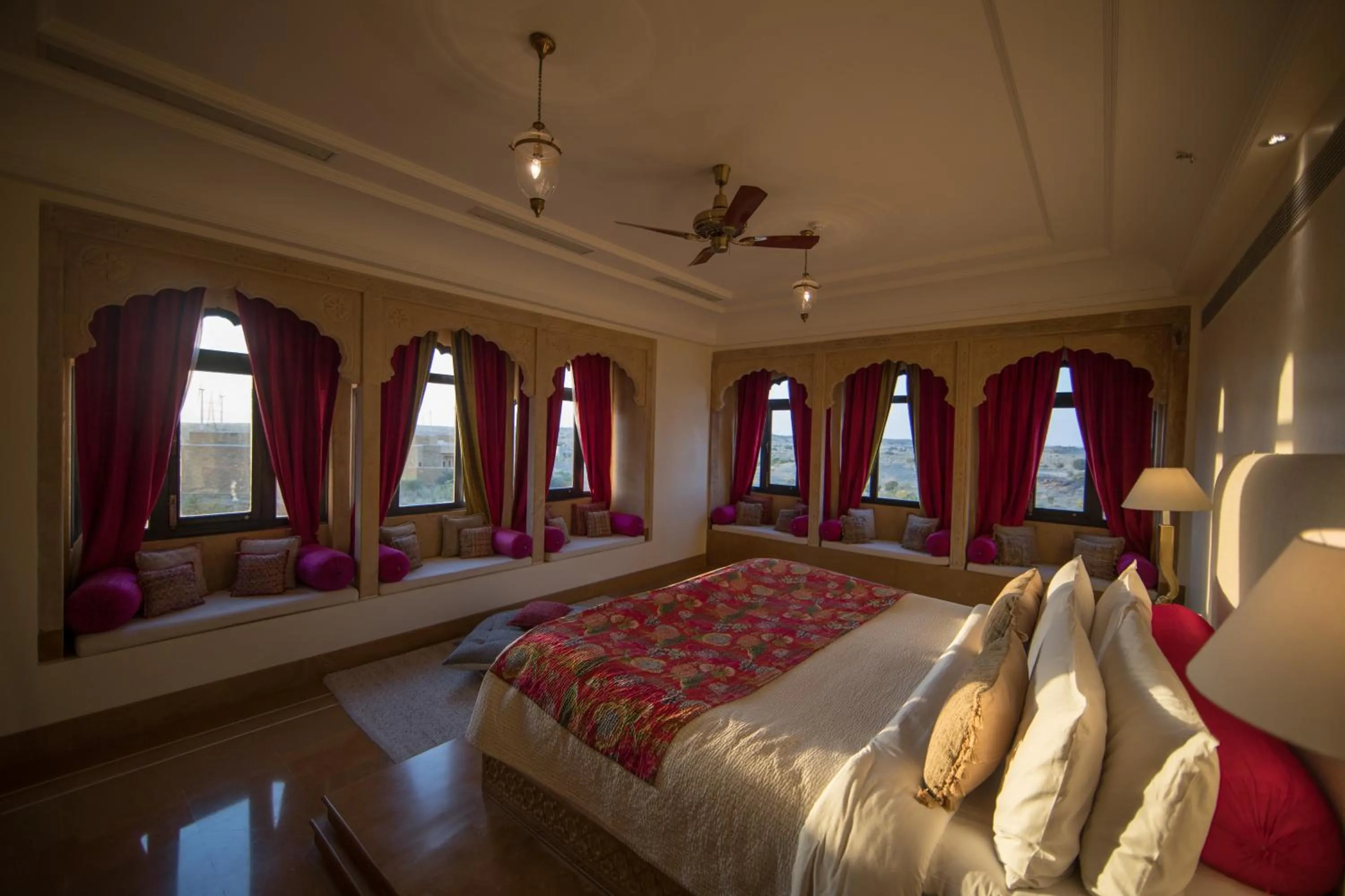 Bed in Suryagarh Jaisalmer