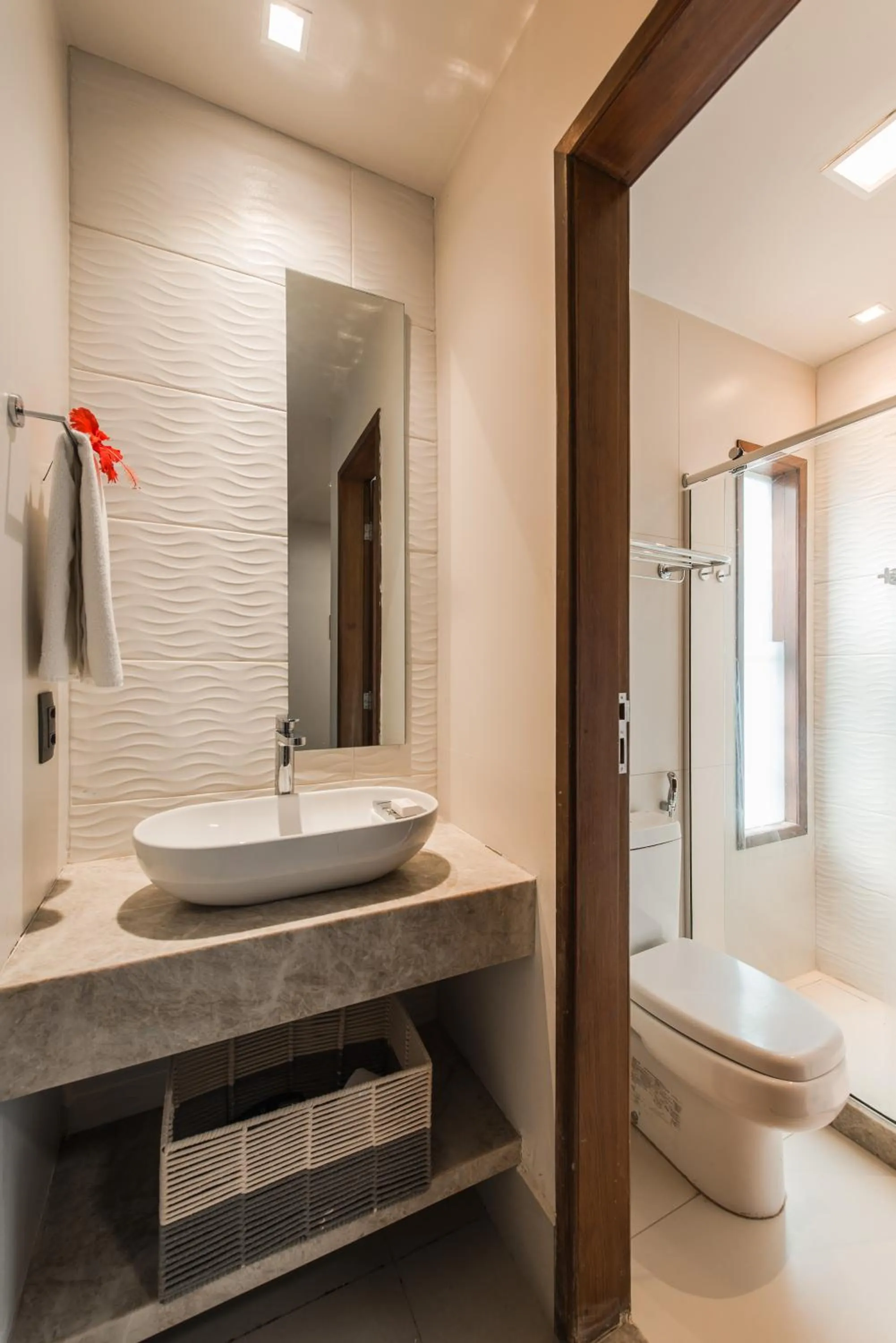 Bathroom in Pousada Corveta