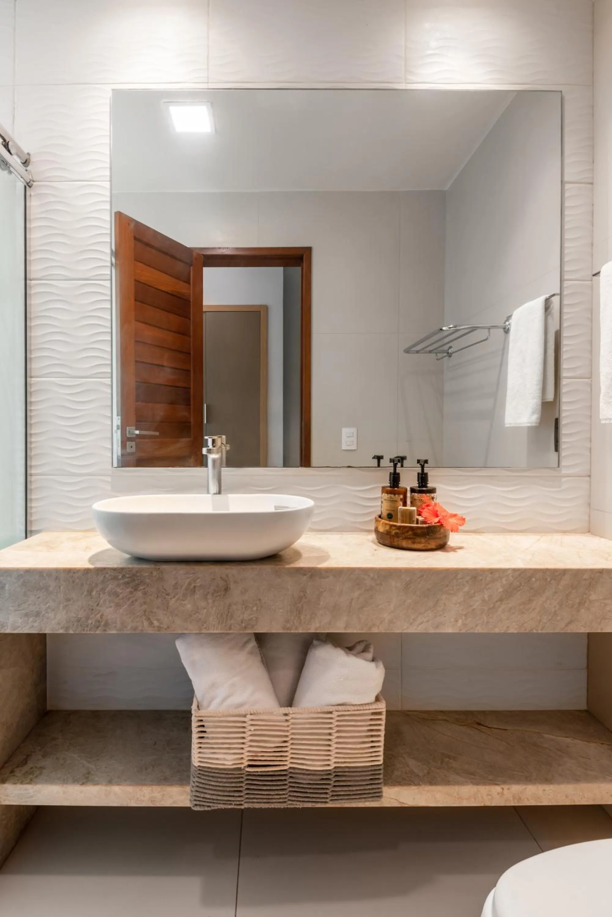 Bathroom in Pousada Corveta