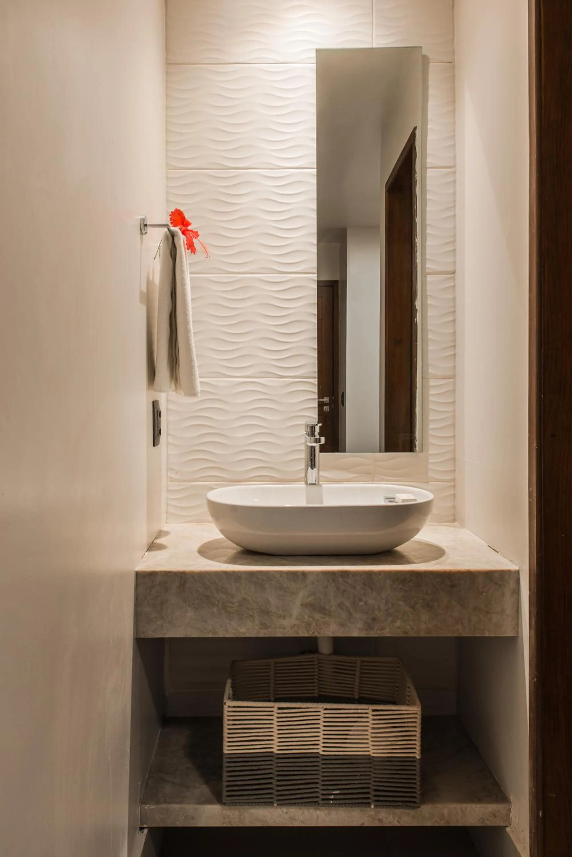 Bathroom in Pousada Corveta