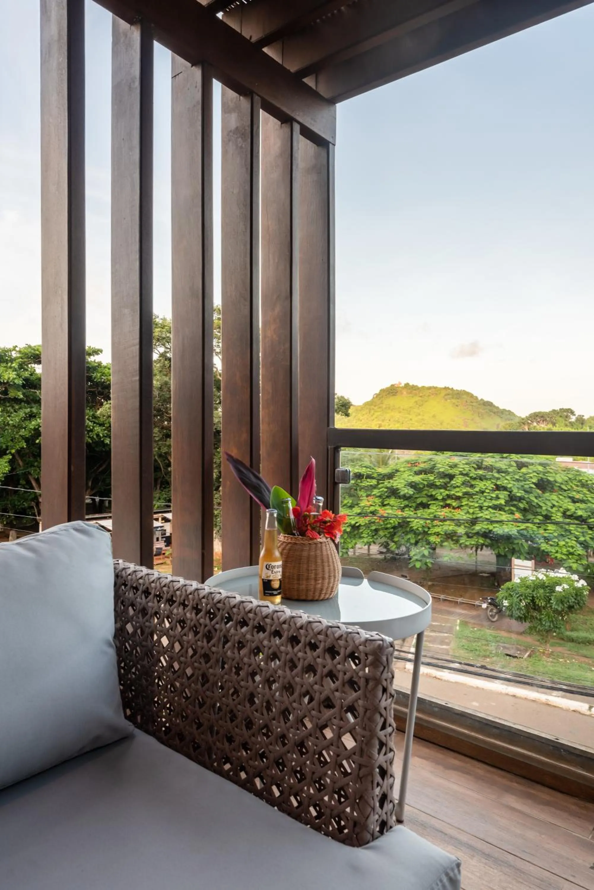 Balcony/Terrace in Pousada Corveta