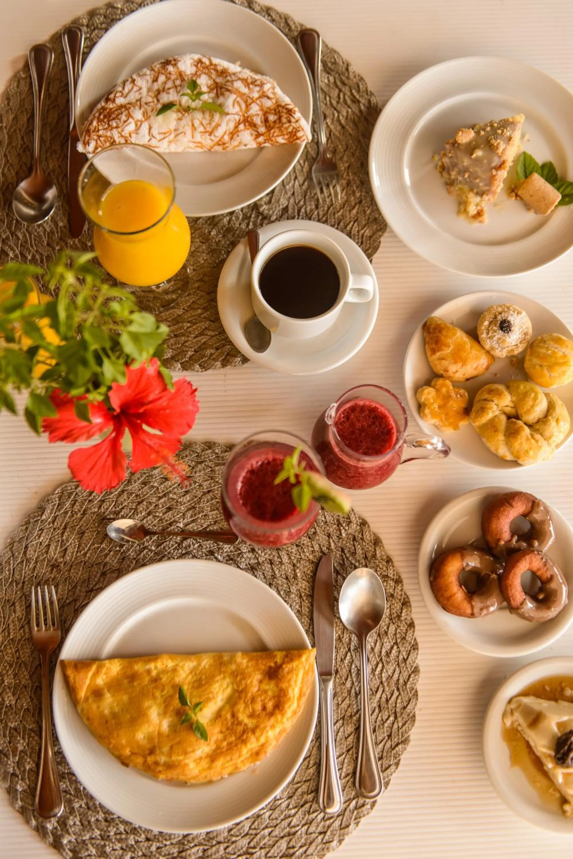 Food and drinks in Pousada Corveta