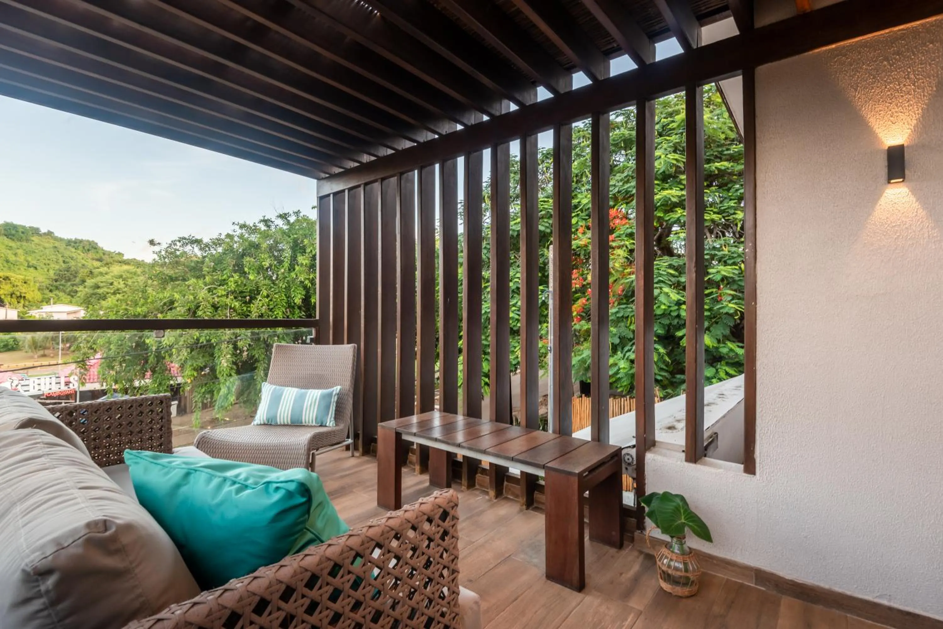 Balcony/Terrace in Pousada Corveta