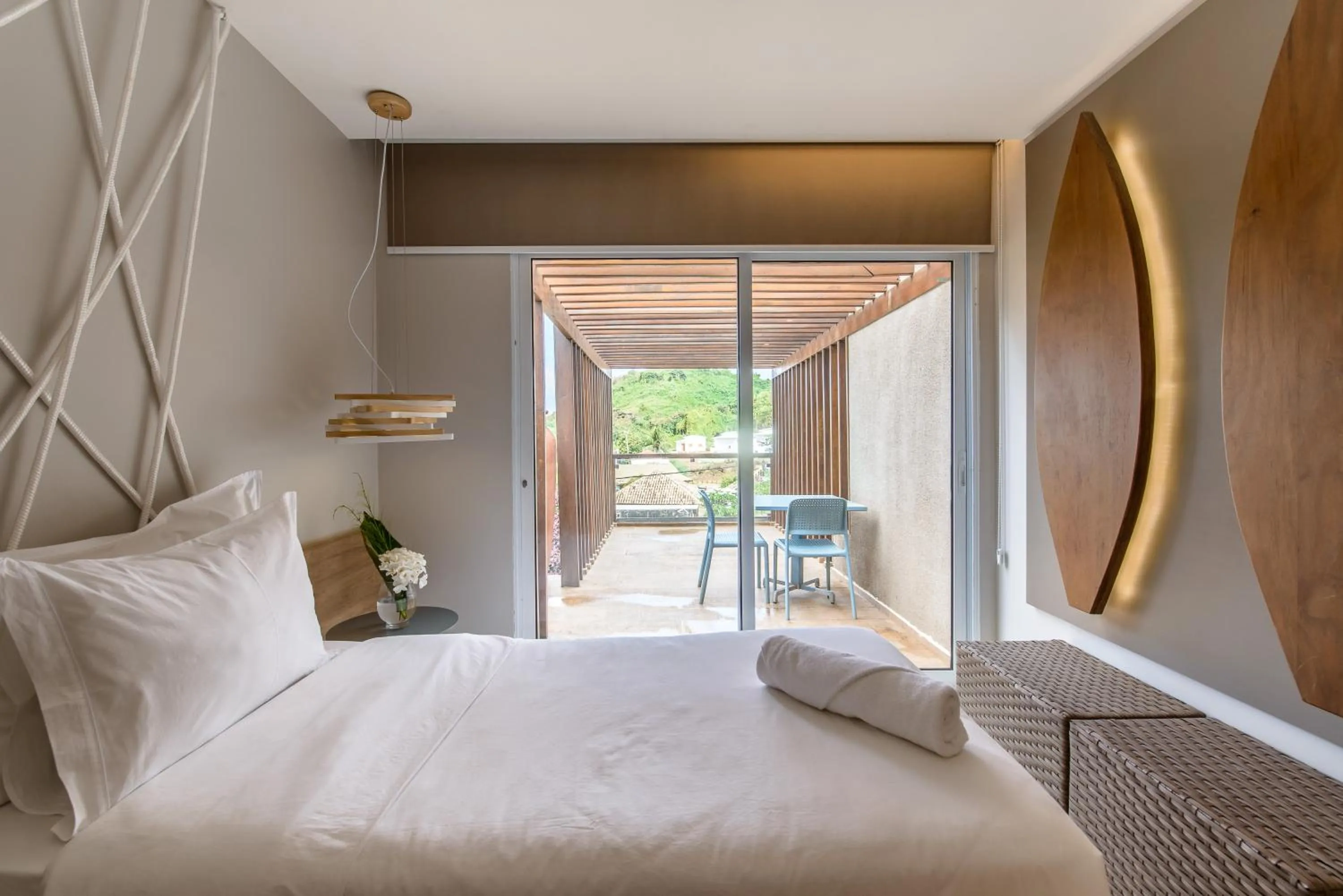 Bed in Pousada Corveta