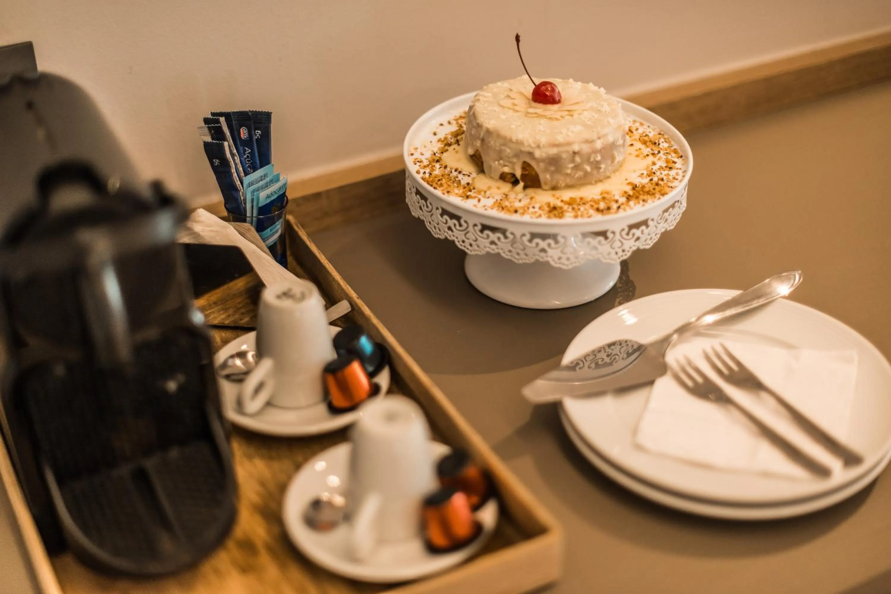Coffee/tea facilities in Pousada Corveta
