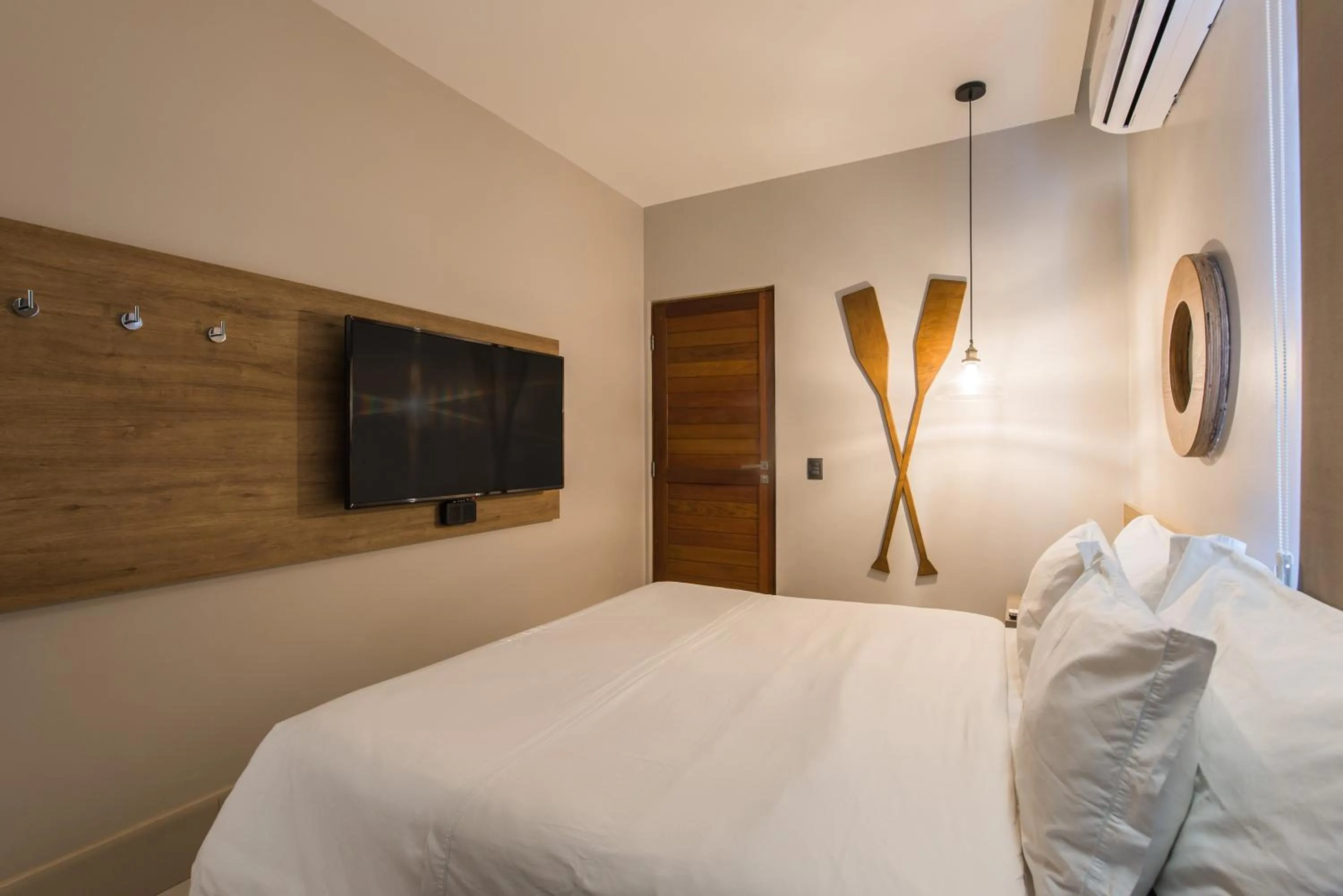 Bed in Pousada Corveta