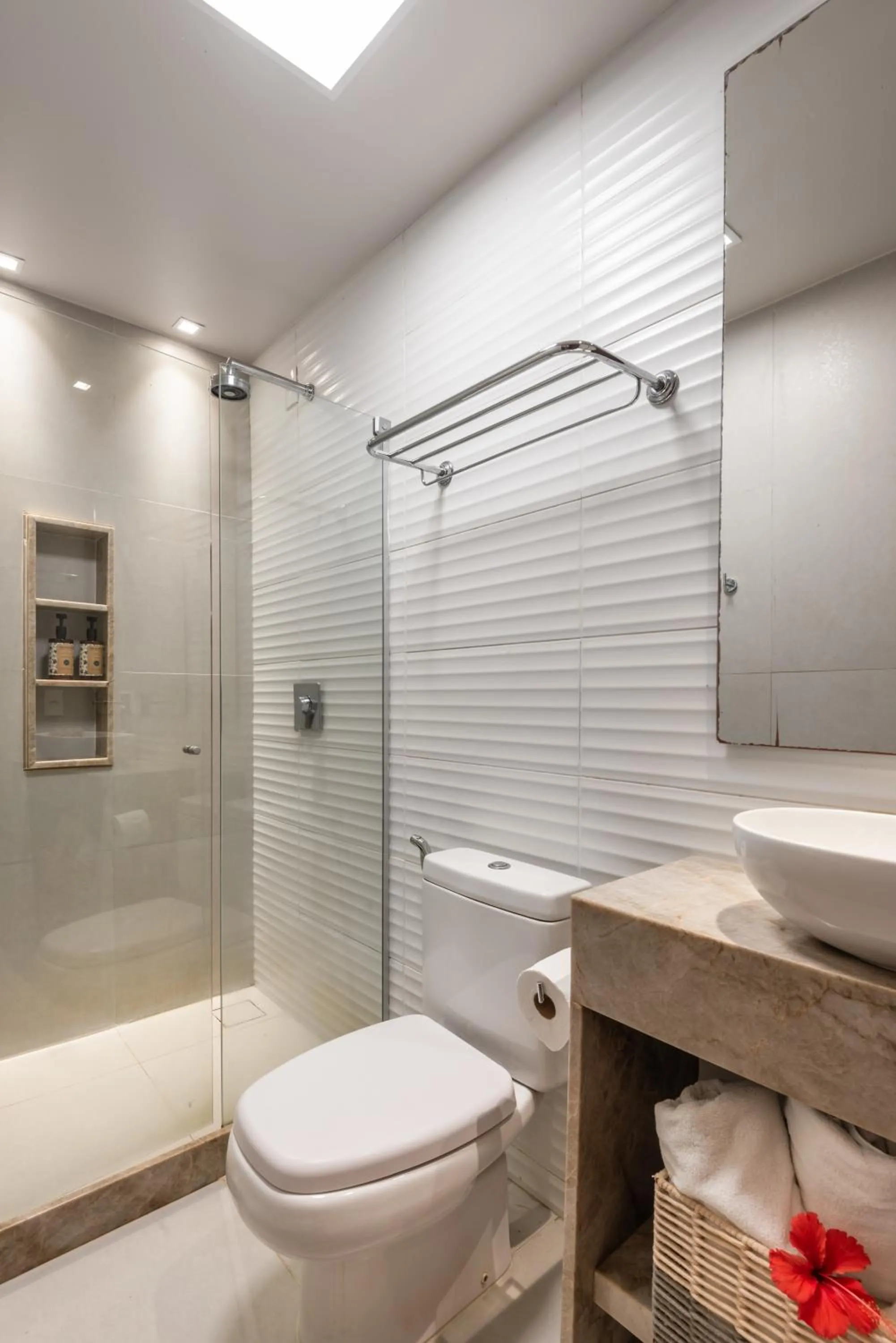 Bathroom in Pousada Corveta