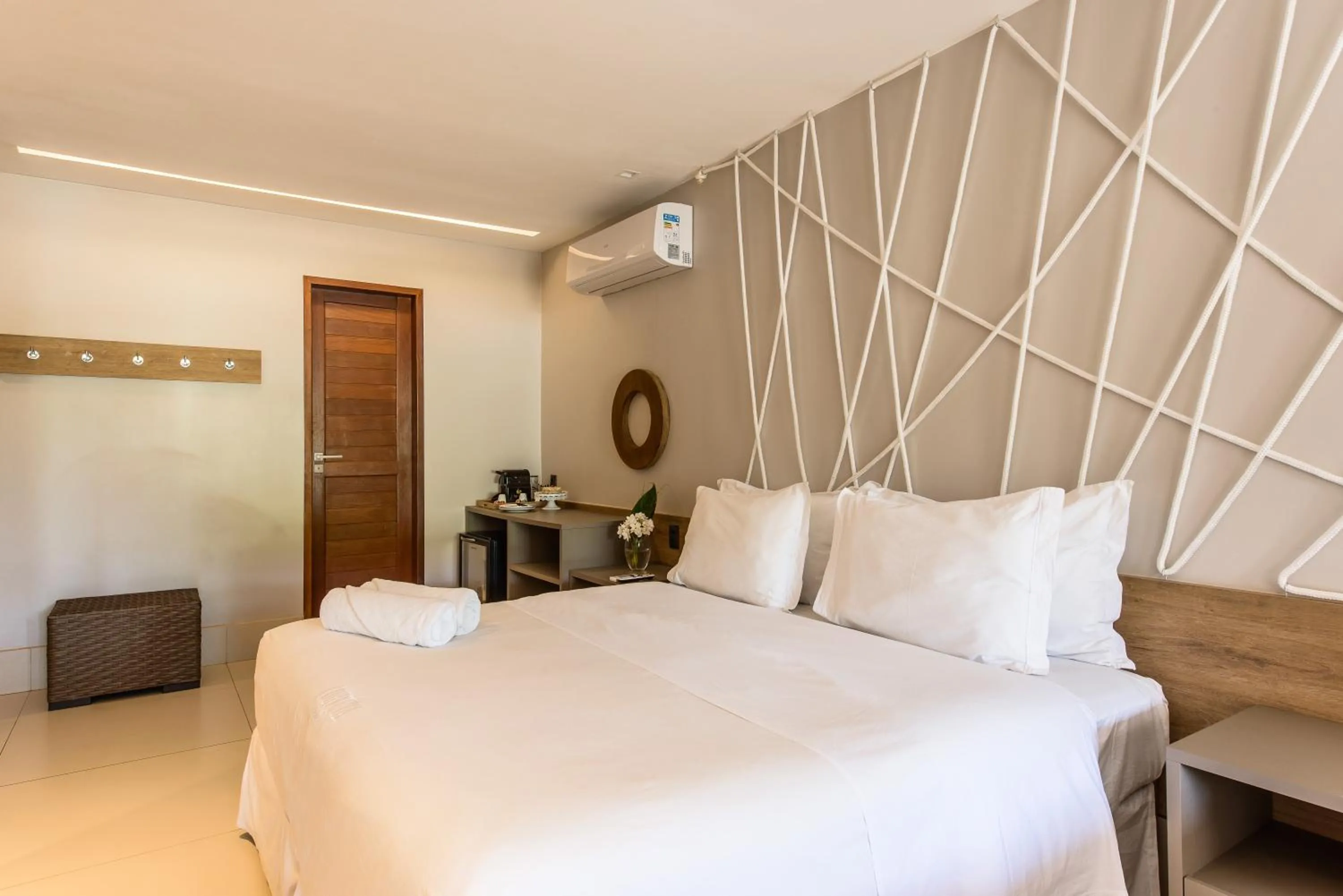 Bed in Pousada Corveta