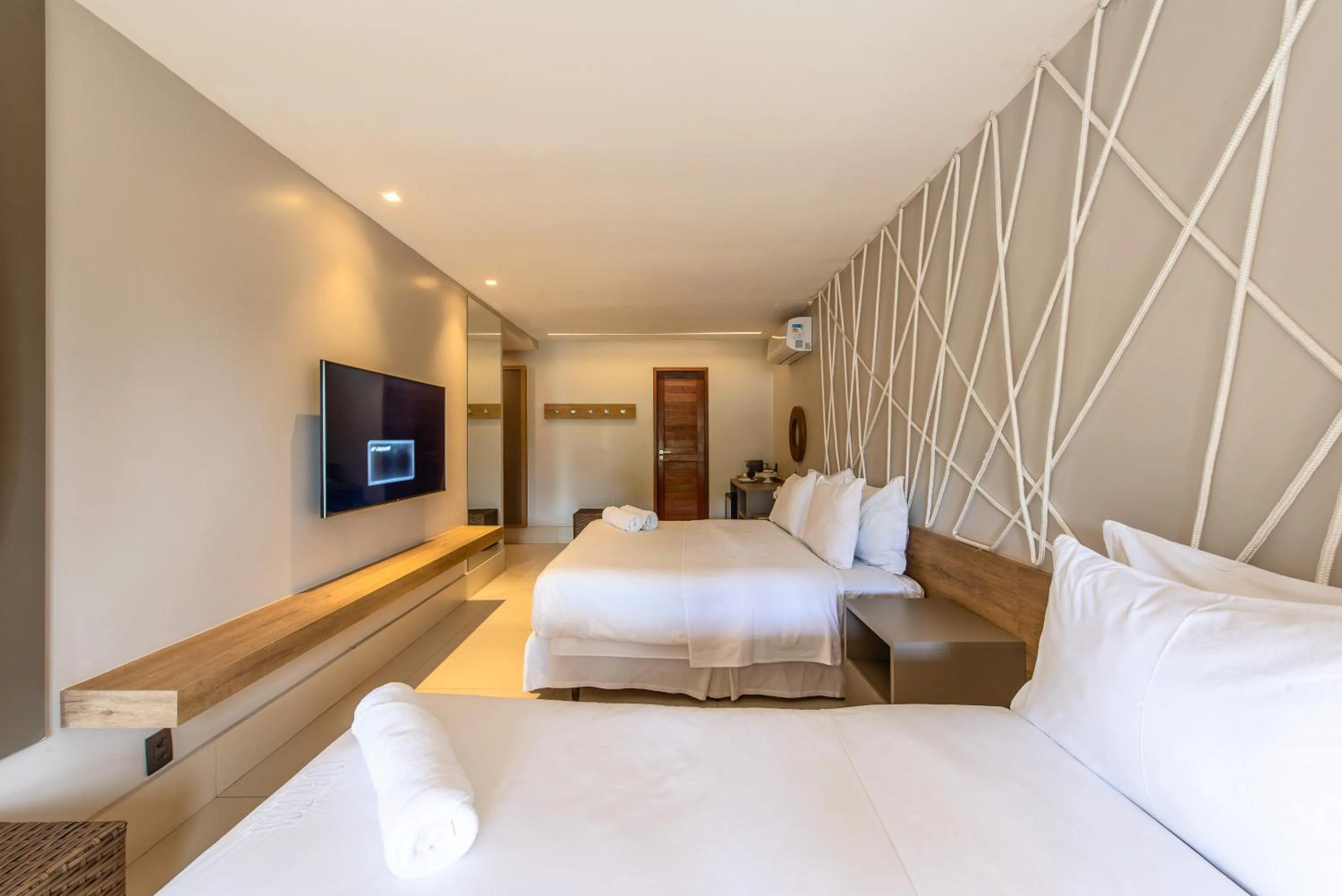 Bed in Pousada Corveta