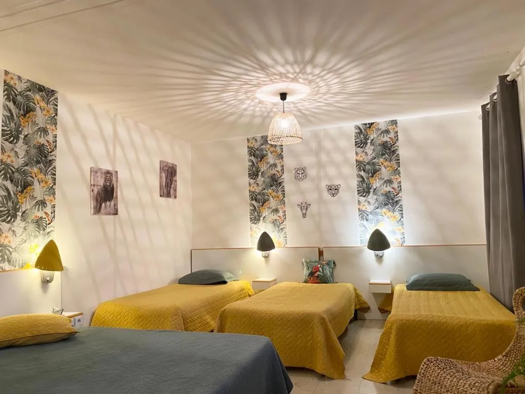 Bed in hotel l'échappée d'oléron