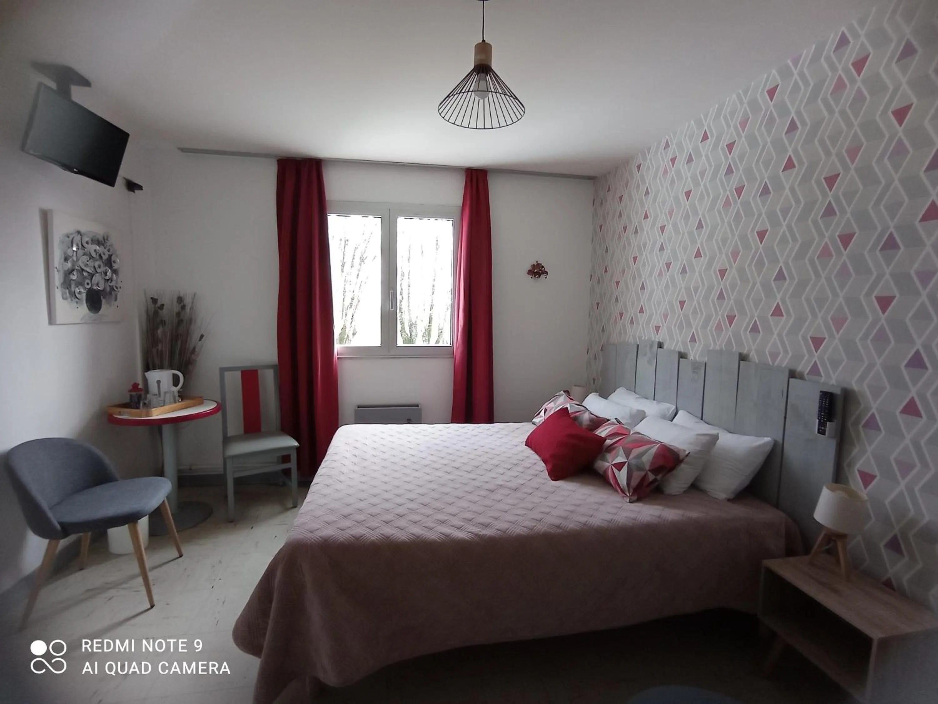 Bed in hotel l'échappée d'oléron