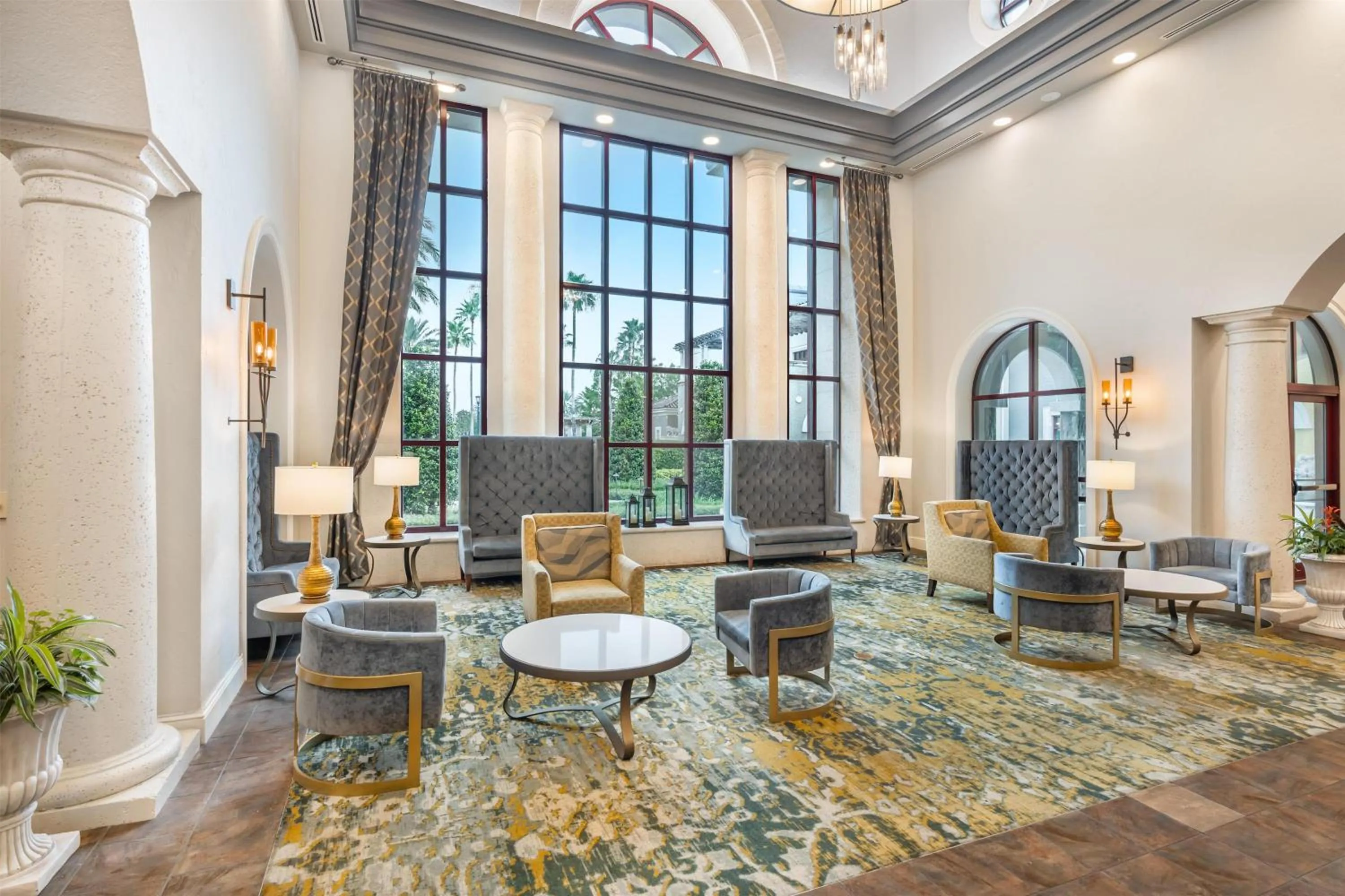 Lobby or reception in Hilton Grand Vacations Club Tuscany Village Orlando
