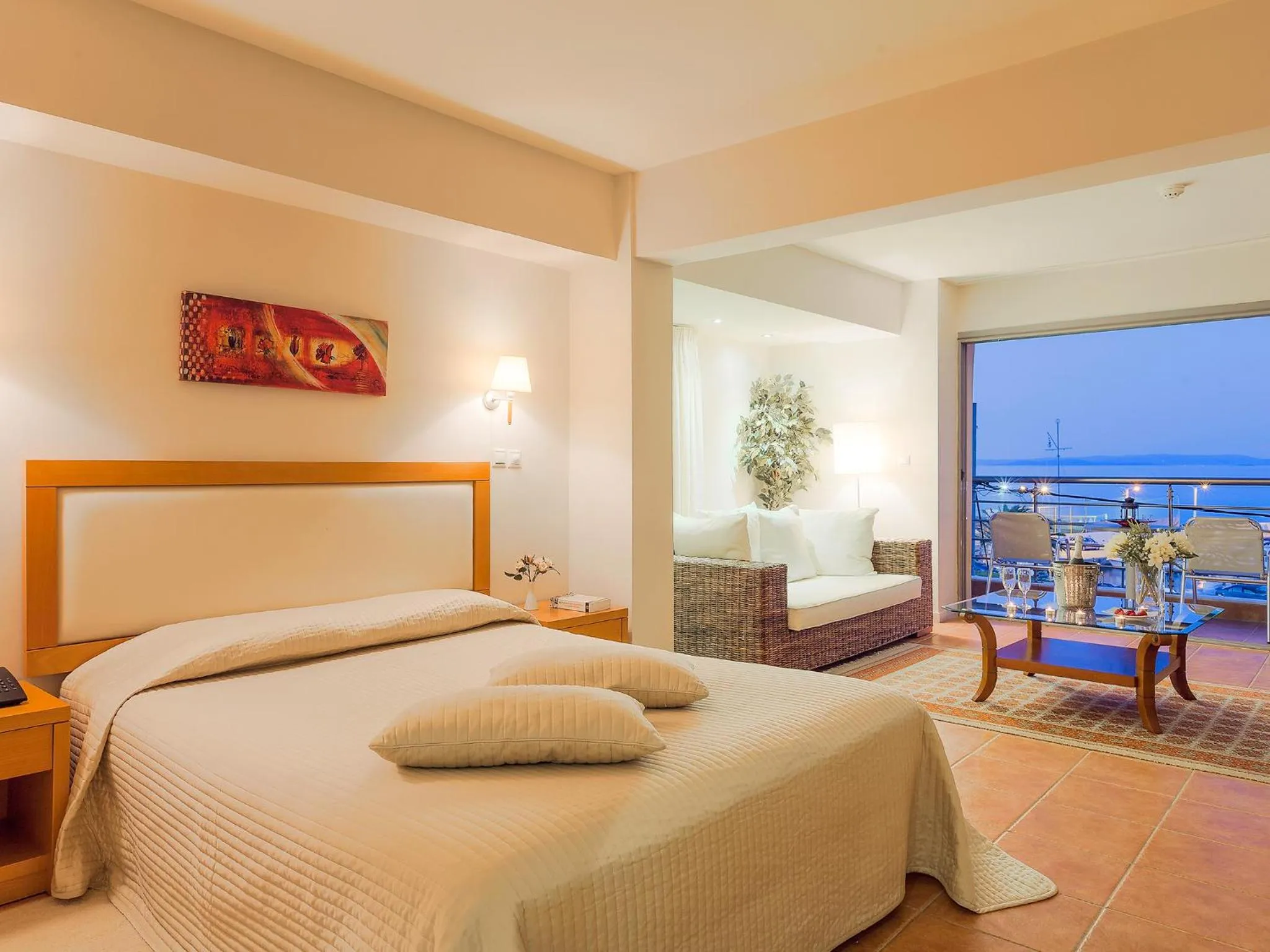 Photo of the whole room, Bed in Cabo Verde Hotel