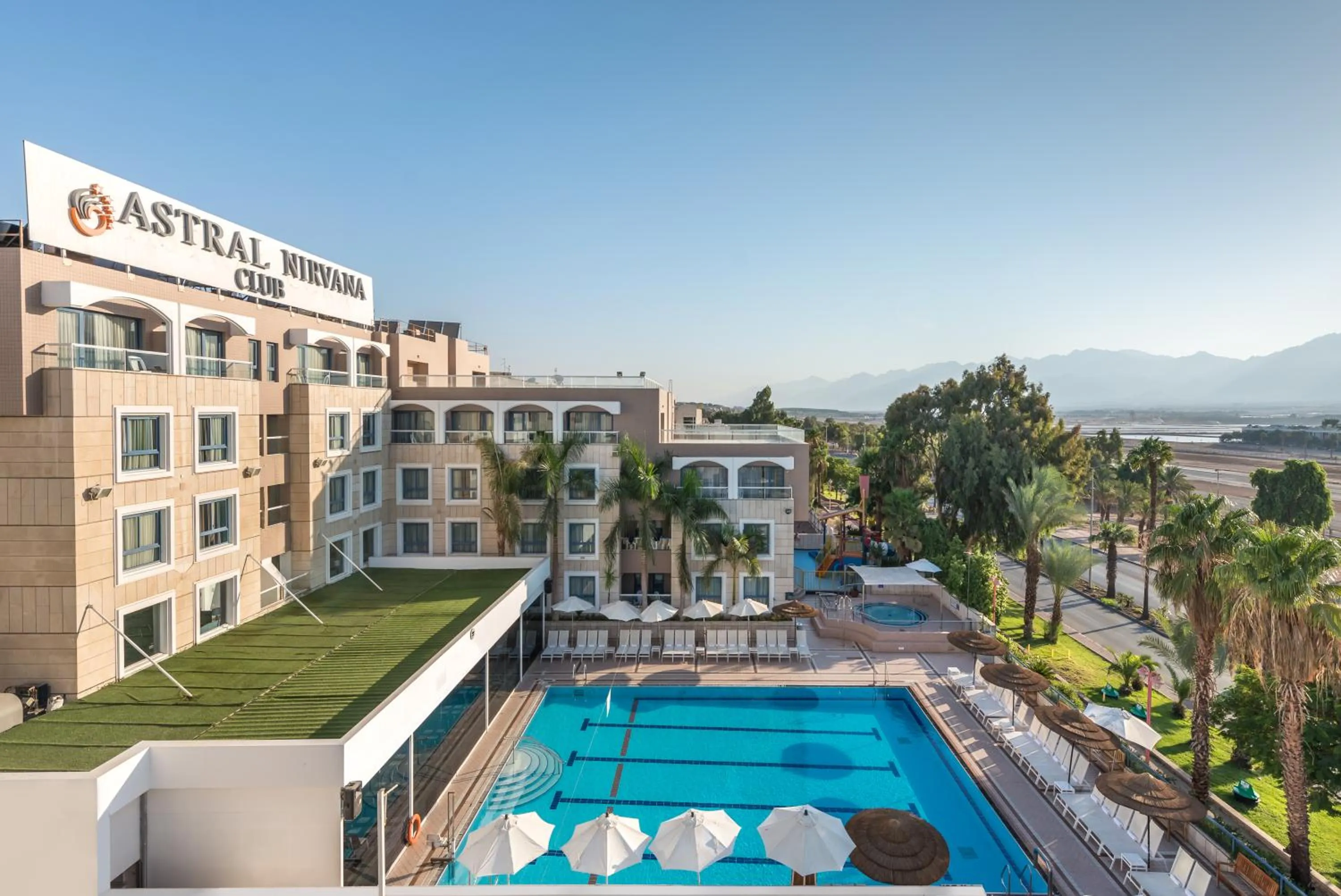 Pool view in Hotel Astral Nirvana Club- Half Board