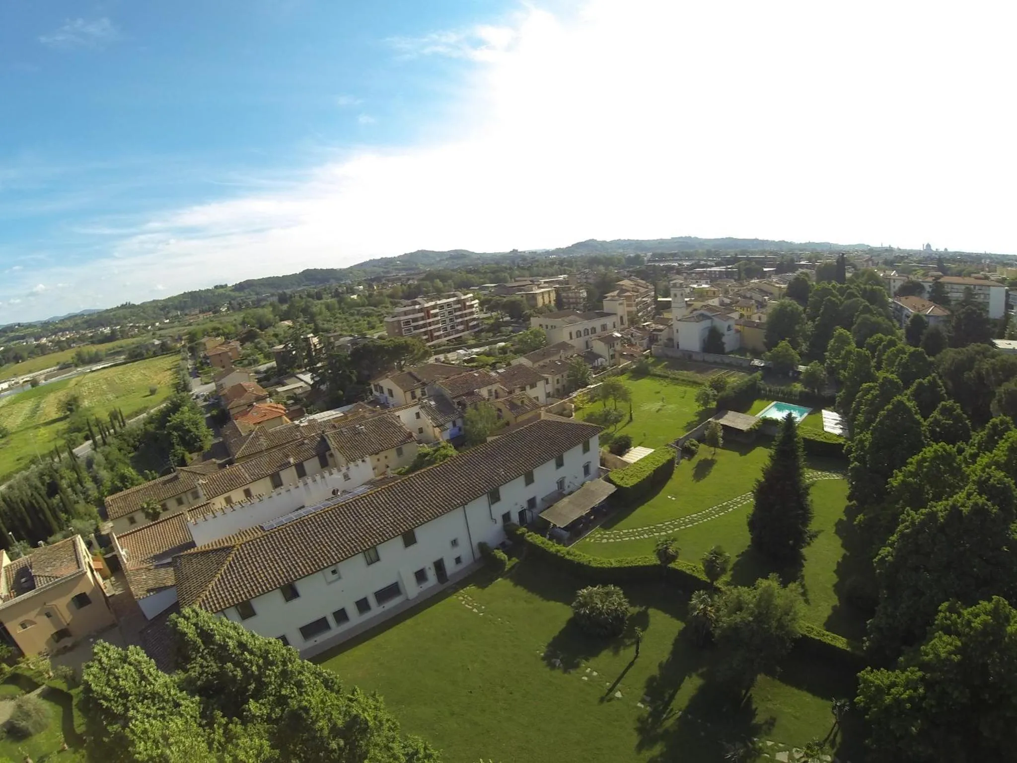Bird's eye view in Rovezzano B&B