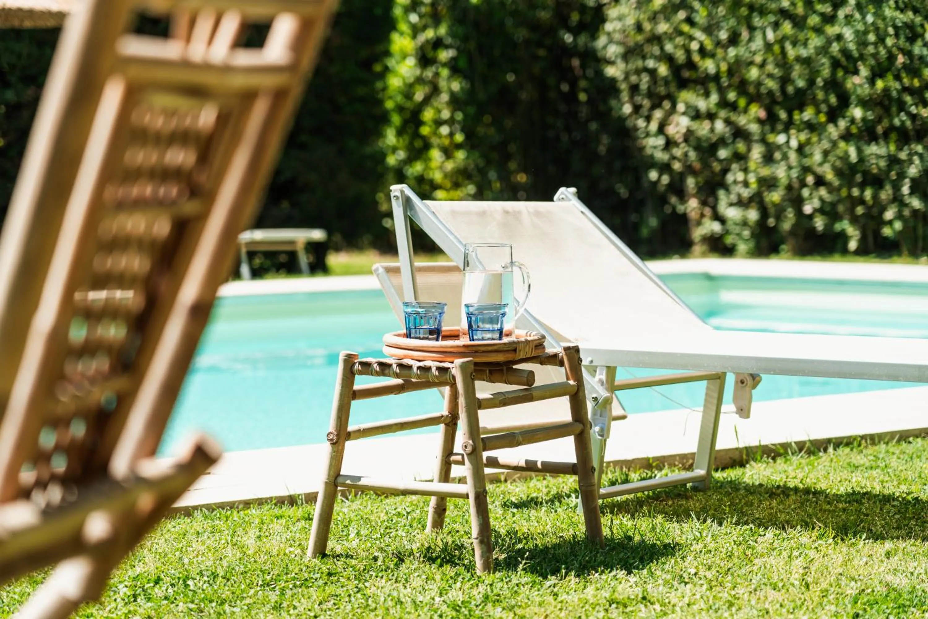 Swimming pool in Rovezzano B&B