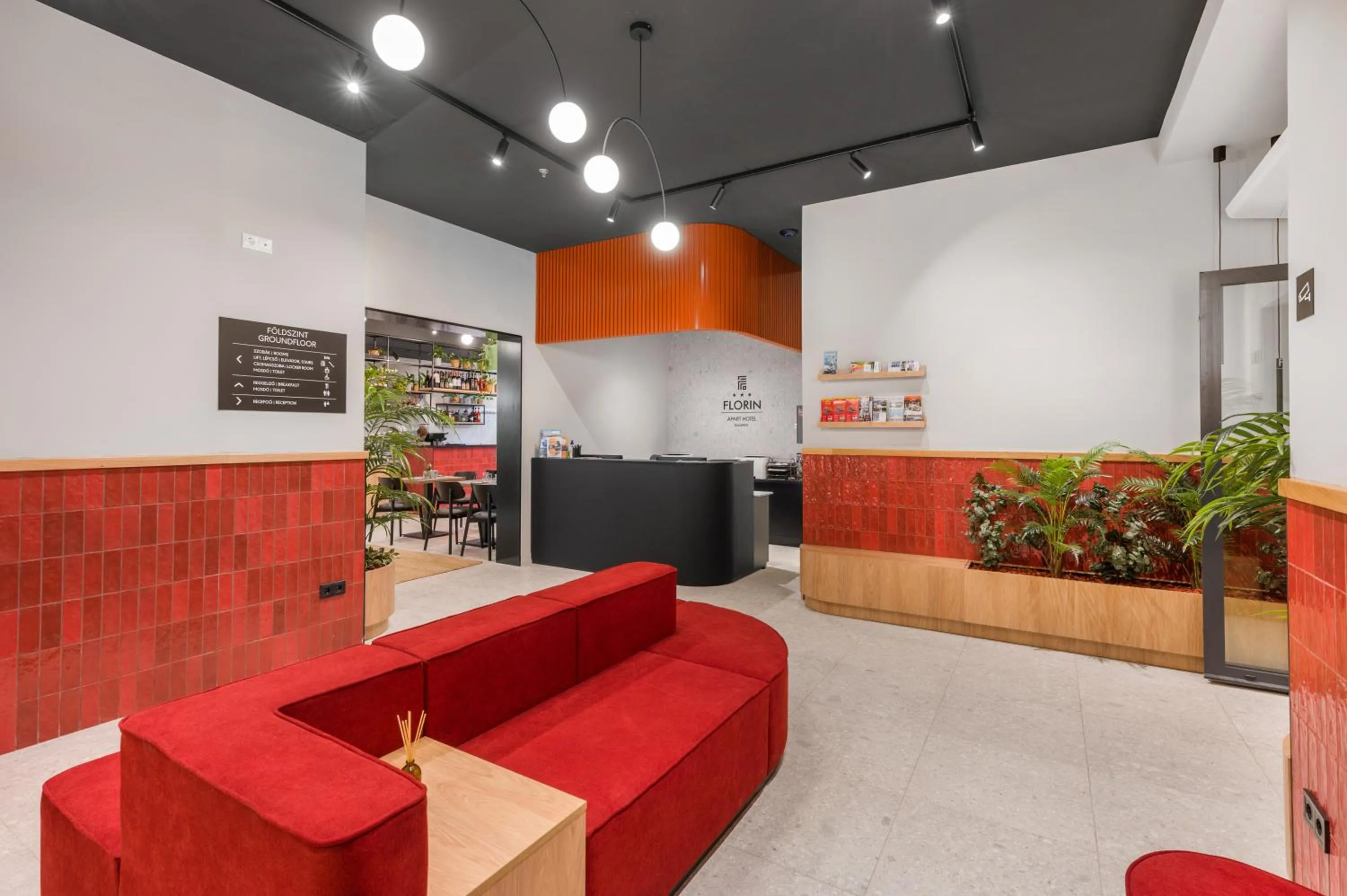 Lobby or reception in Florin Apart Hotel