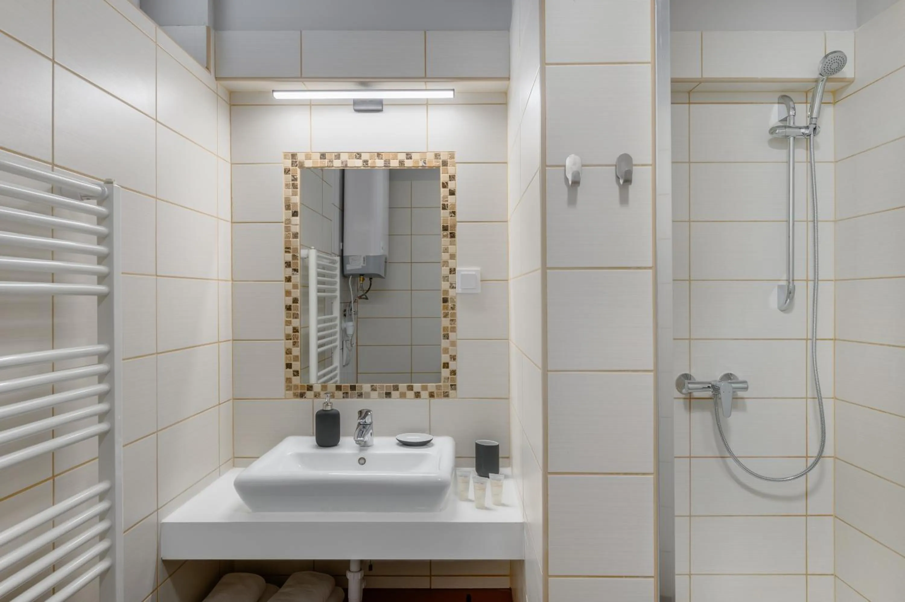 Shower in Florin Apart Hotel